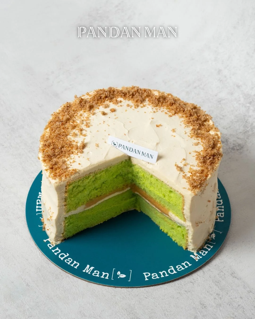 It all started with a memory: buttered toast, kaya, kopi on the side. Now layer that into pandan chiffon, add homemade kaya, Gula Melaka chantilly cream, and finish with a rim of sourdough coffee crumbs. 🍞🧈☕️

That&rsquo;s the Sourdough Kopi Kaya C