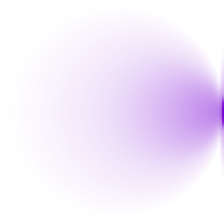 A digitally created image of a purple sphere with a glowing effect against a black background.