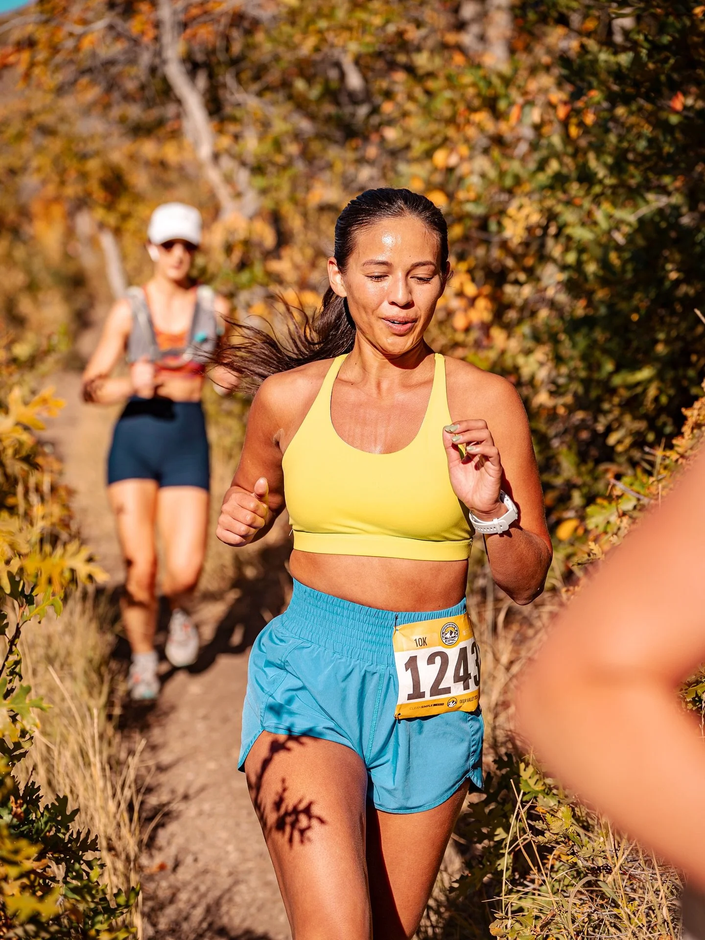 🍁The mountain is showing off for you this weekend. Are you ready?! 🍂 

#womensepic #leaveyourcomfortzonebehind #climbthedamnthing #trail #race #deervalley #10k #women