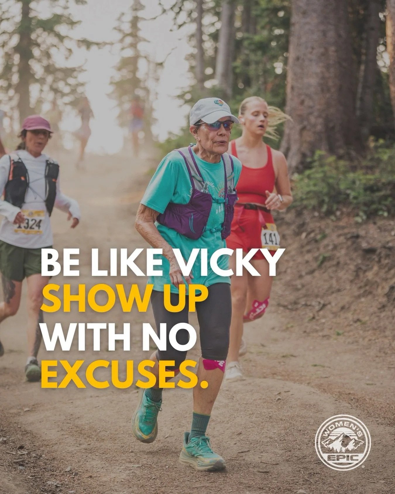 If you&rsquo;ve raced with us you&rsquo;ve probably witnessed our favorite 75-year-old badass, Vicky, conquer the mountain. She has completed more Women&rsquo;s Epic races than we can count! 
💪🔥 Be like Vicky-no excuses, just grit. Show up, push th