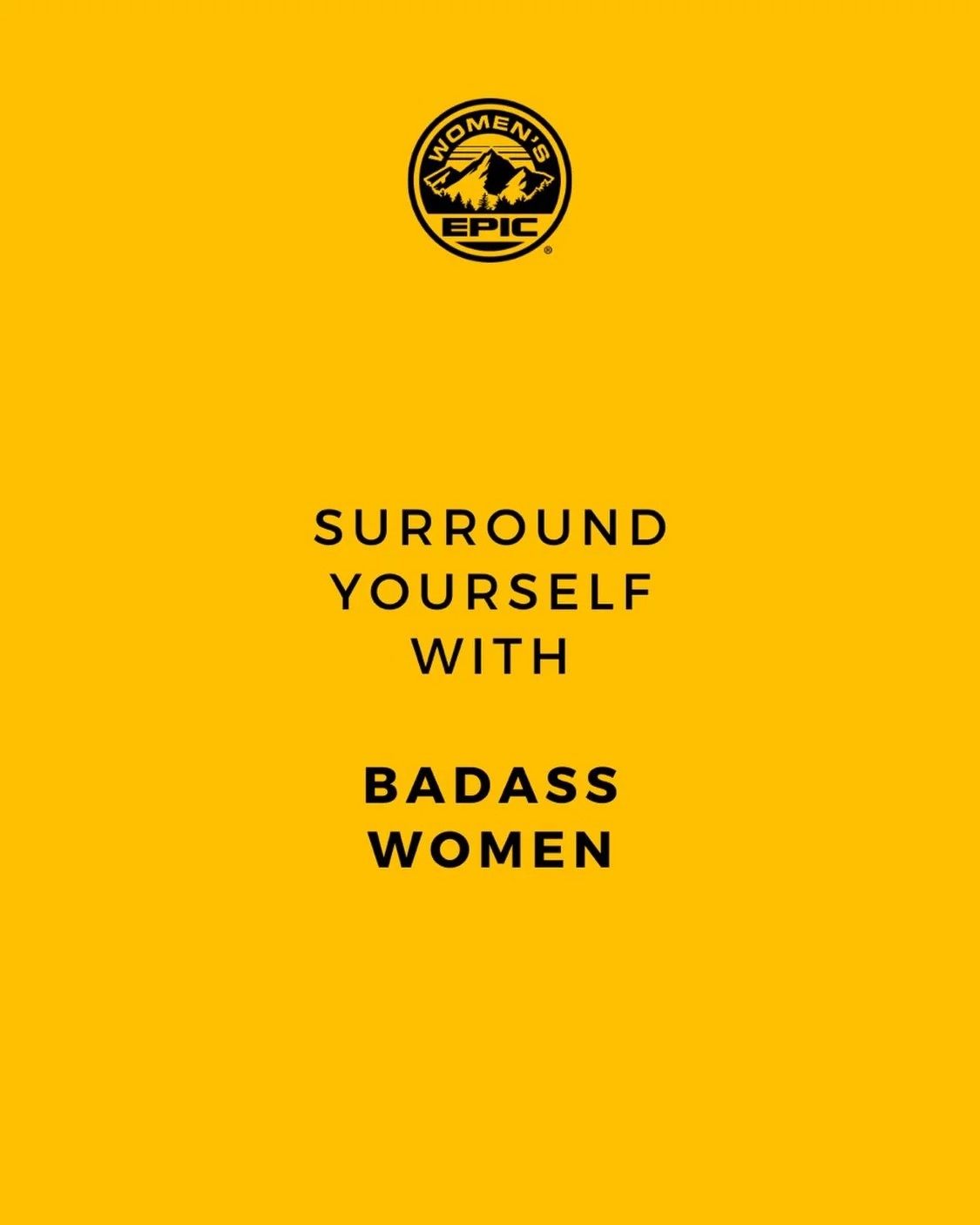 You won&rsquo;t regret it. 

#badasswomen #womensepic