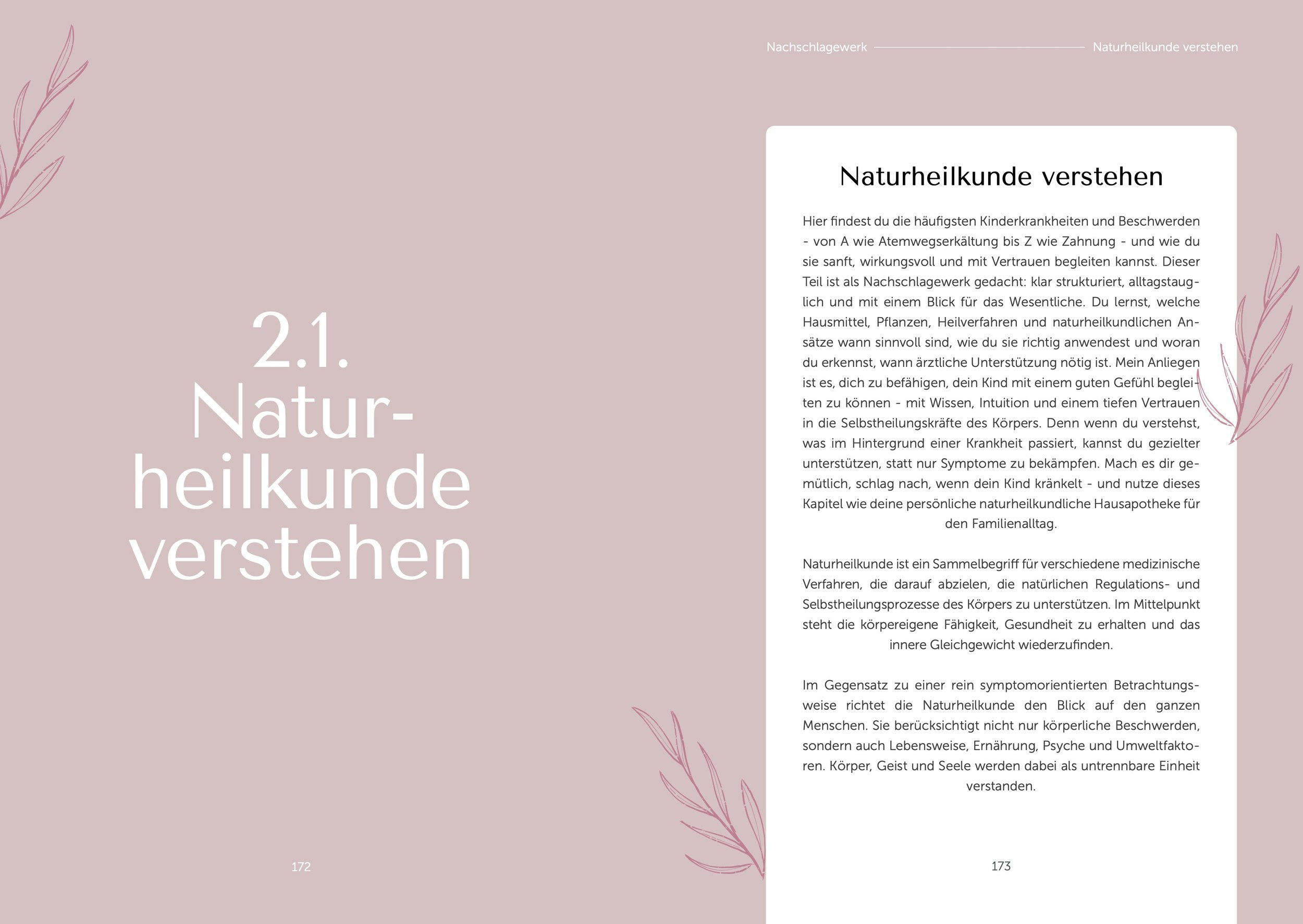 Blick in den Mama Guide – Ganzheitliche Kinderheilkunde: Naturheilkunde verstehen
