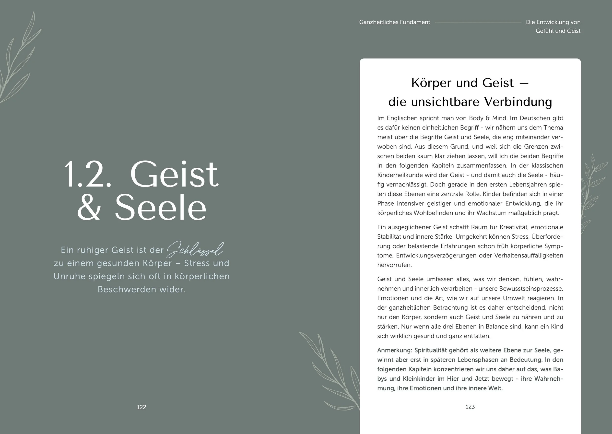 Blick in den Mama Guide – Ganzheitliche Kinderheilkunde: Geist und Seele als Schlüssel für ganzheitliche Kindergesundheit