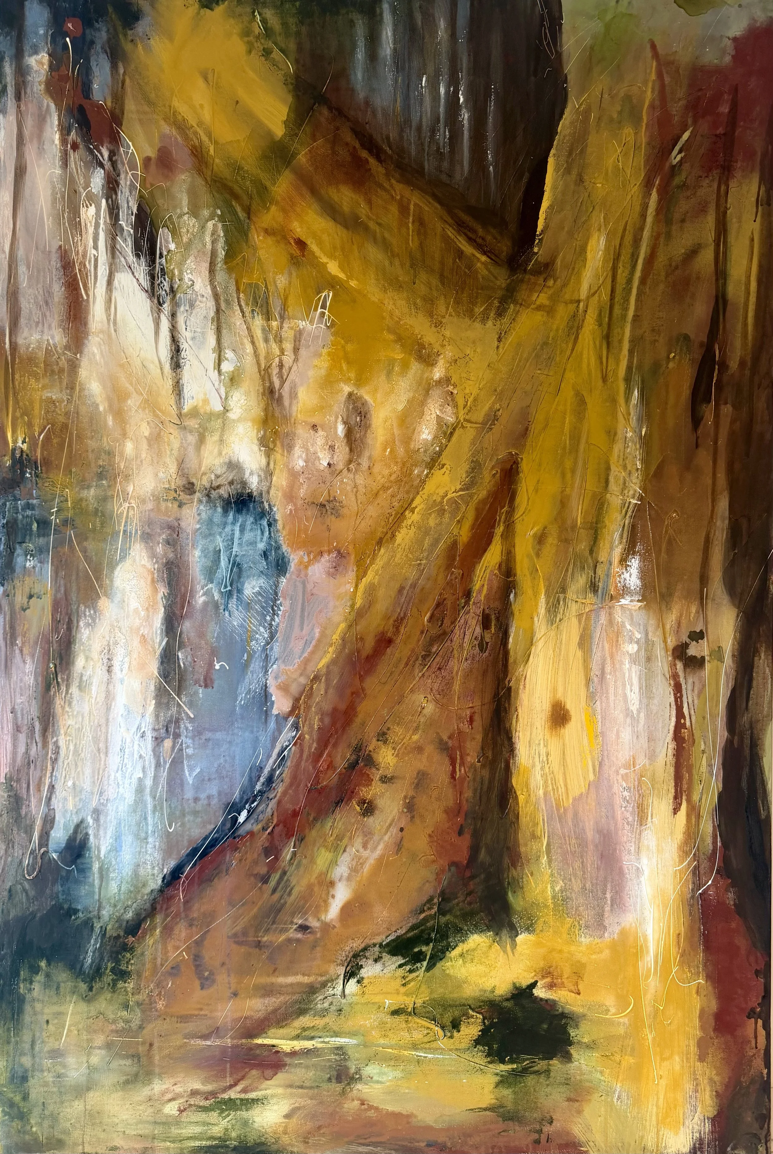 Sacred Ground -
101 x 152cm -
Acrylic on canvas - 
Available 