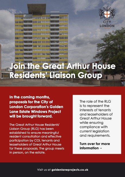 Join the Great Arthur House Residents’ Liaison Group