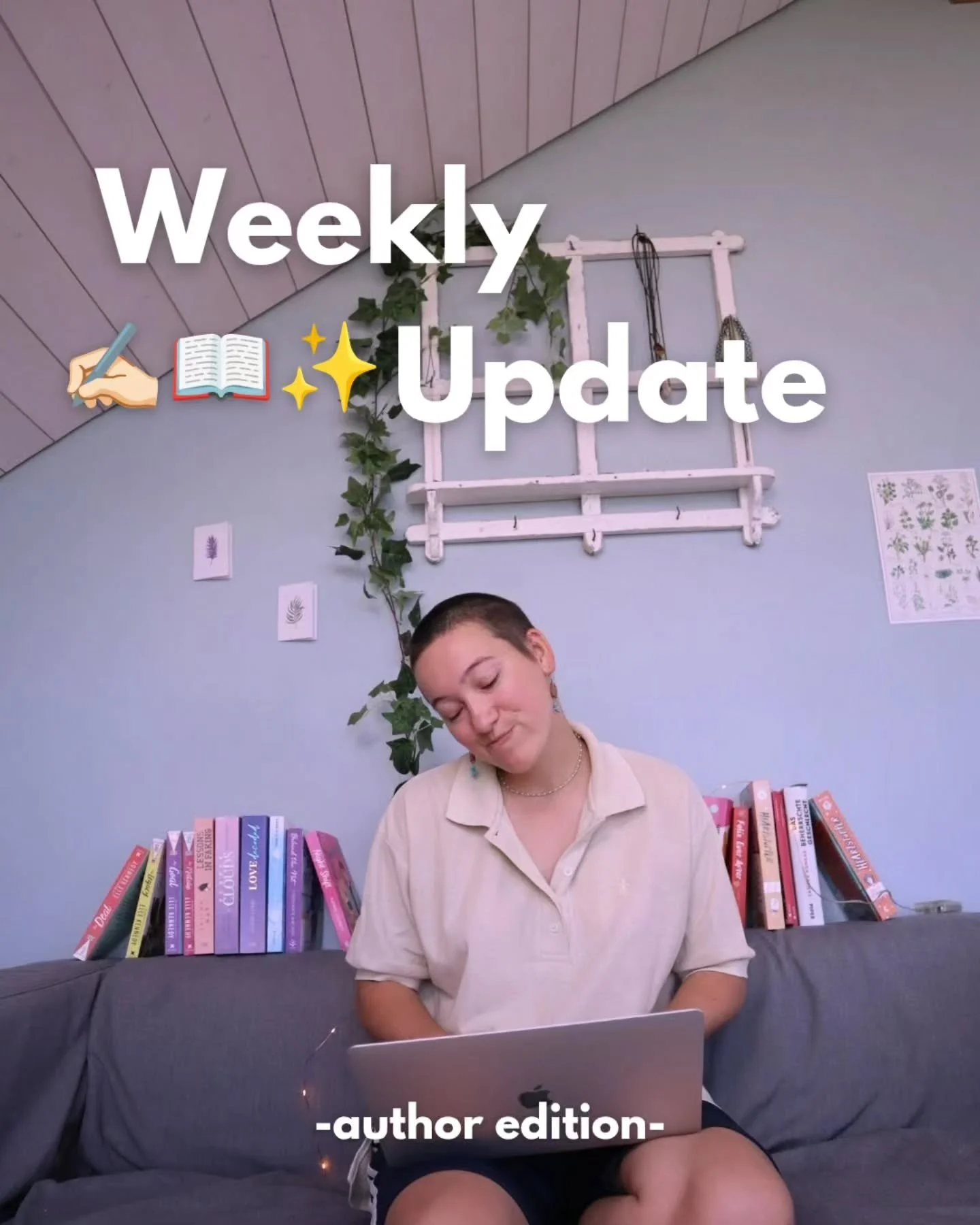 Weekly Update✍🏻📖✨

🎉omg!!! I. AM. DONE. The book is with my alpha-readers.🤭

😅I really hoped I would have some time off, but no I need to work immediately on another project. no break for me. 

🙃but I am thinking about doing a socialmedia break