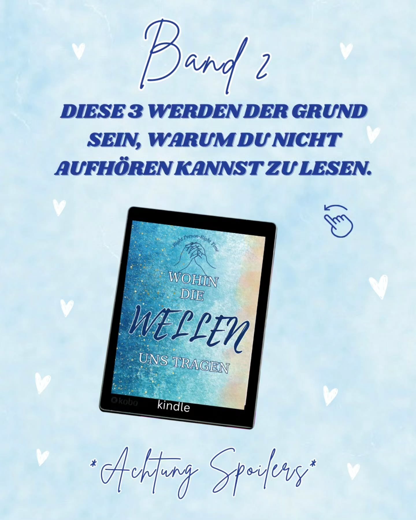 CN: Misogynie, su1c1de

3 Personen. 3 Geschichten, wegen denen du das Buch nicht mehr aus Hand legen m&ouml;chtest🤭📚💓

In 'Wohin die Wellen uns tragen' wird der Fokus auf diese 3 Charaktere sein. Sie k&auml;mpfen mit dem Thema, das in den Zitaten 