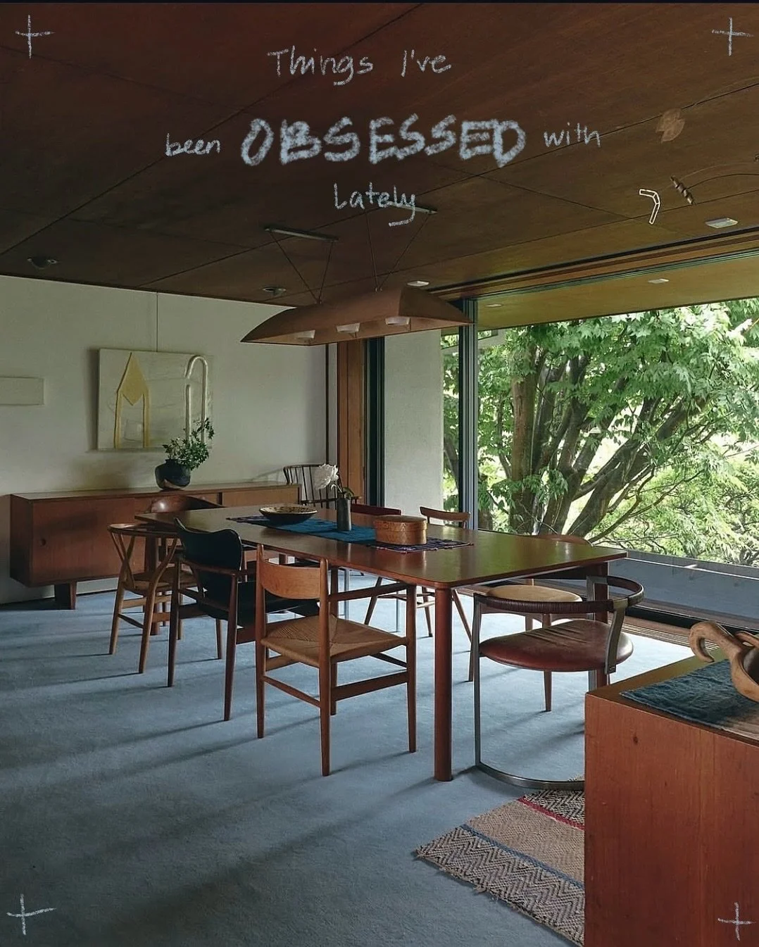 ✺ Latest obsessions ✺ 

1. The Shonan-Chigasaki House, designed by Junzo Yoshimura in 1967. Photo by: @ogawamasaki_ph 
2. Bamboo leaves using the pojagi technique by @pojagi_kenari 
3. Patchwork baubles by elcaballerometabolico 
4. Canvas panelling f
