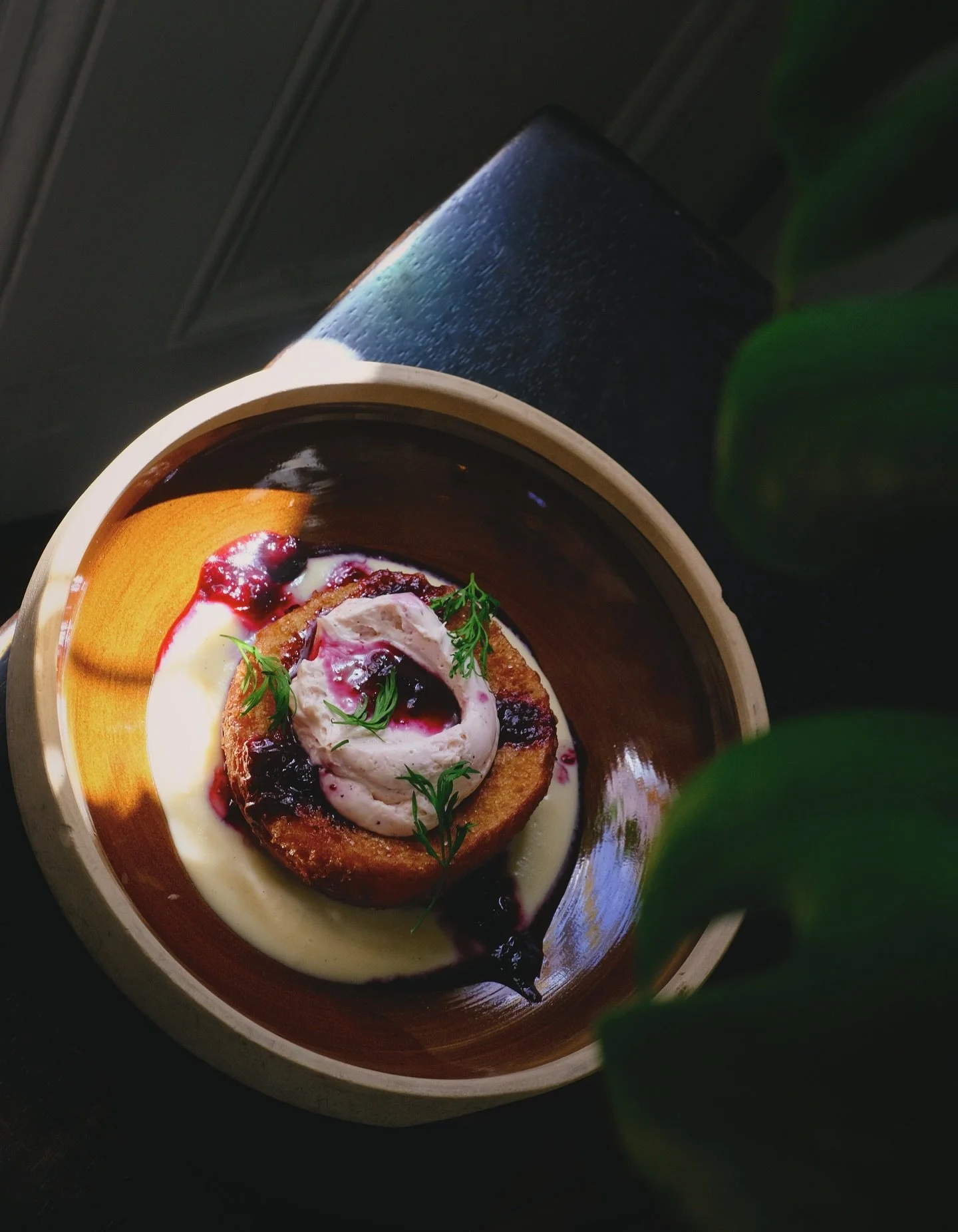 Cheese cake French toast