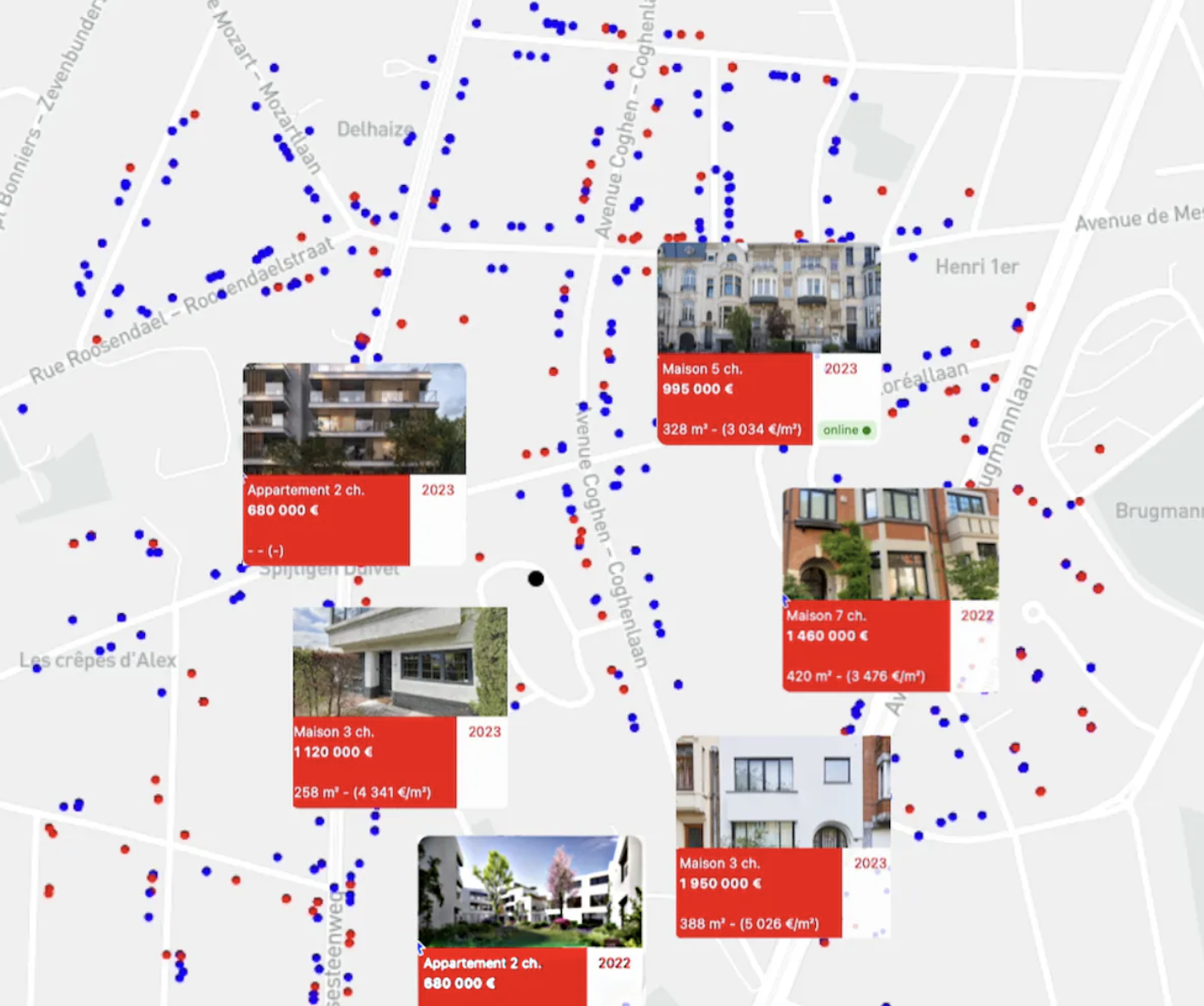 Analyse micro-locale du marché immobilier à Etterbeek et Bruxelles