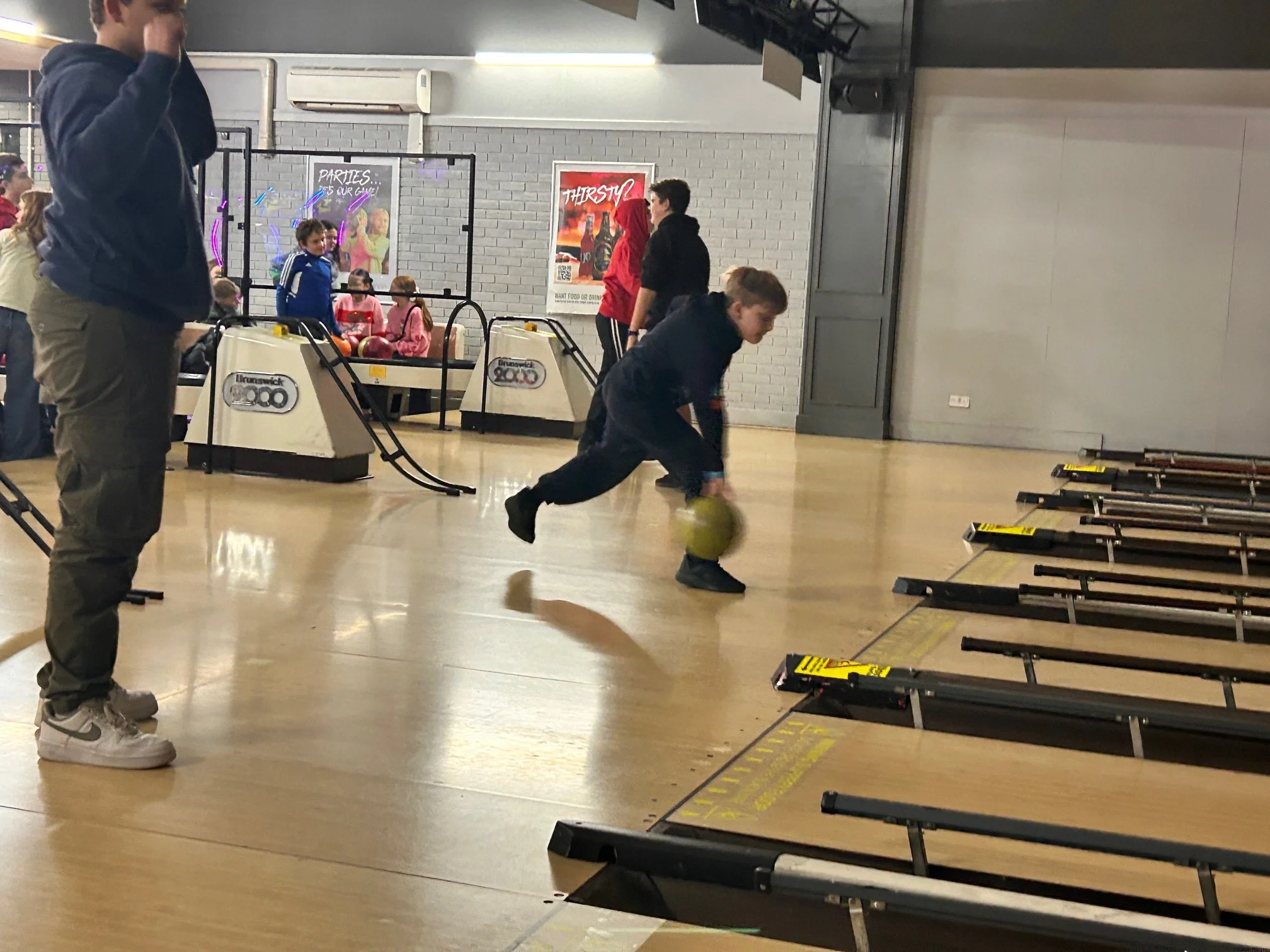 Sign for Rendlesham Youth Club sign-up event at Rendlesham Community Centre on October 27th from 1 to 3 PM, with the slogan 'Just 4 making a positive impact'.