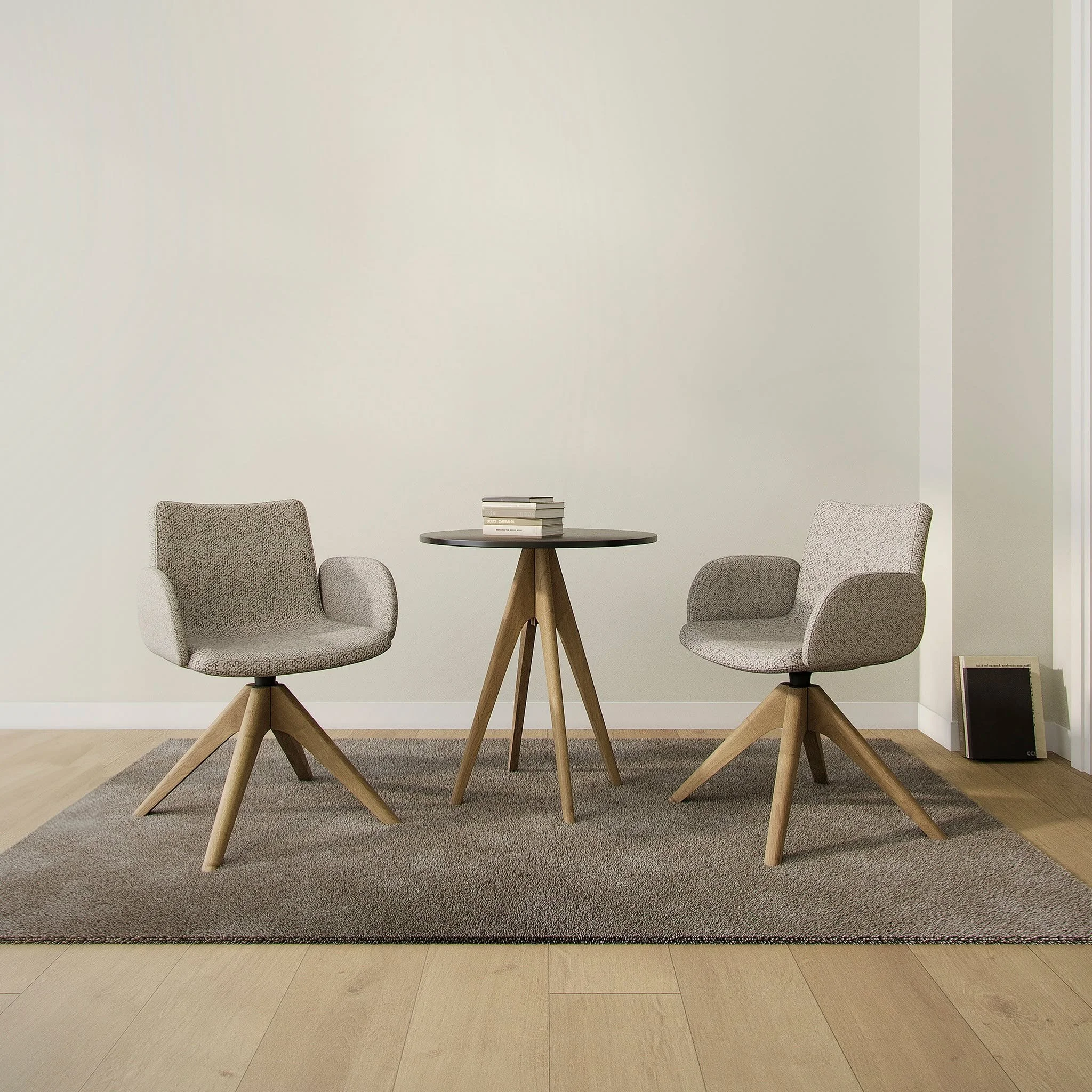 Part of our Chairs &amp; Stools collection, the Prime chair is designed to be the perfect complement to any space. Simple, comfortable, and endlessly versatile, Prime features a fully upholstered seat paired with a wide choice of base options, making