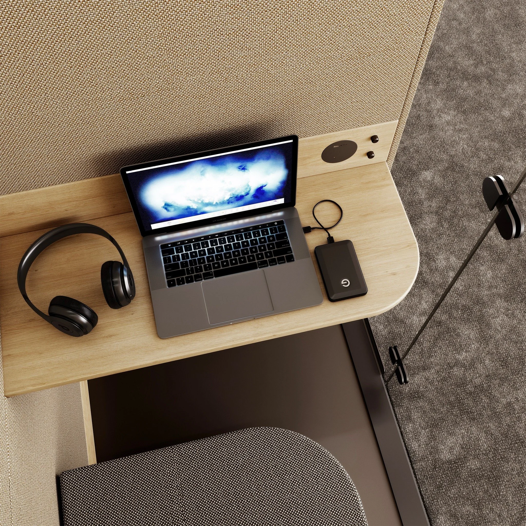 Mura brings more than just an adaptable, aesthetically remarkable workspace. The integrated power, adjustable lighting, various seating options and agile floor feature make it a workspace experience like no other.
---
#IdentityFurniture #MuraWorkPod 