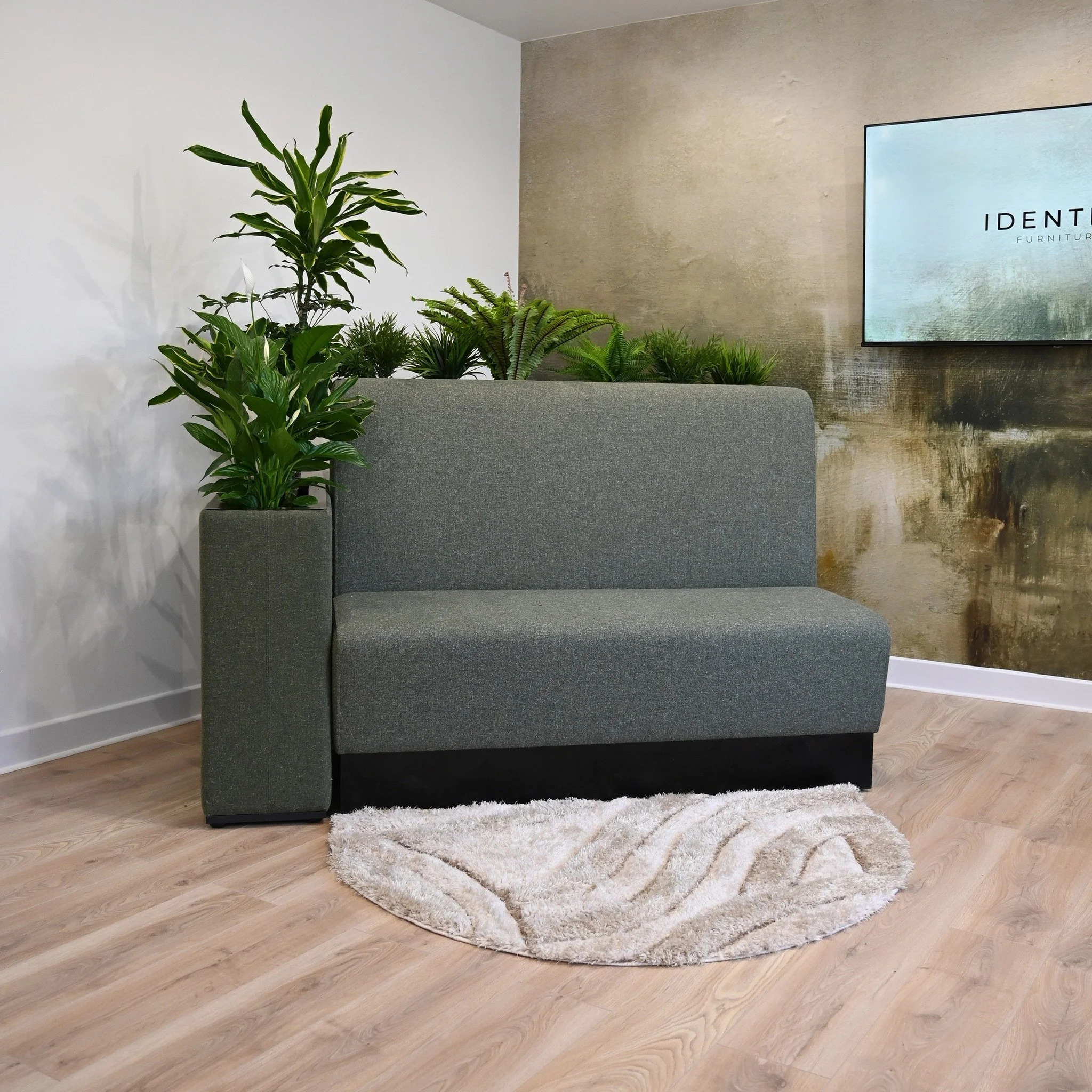 Our Banq seating pairs naturally with the Bonzai planter range, bringing seating and greenery together to create a more complete and considered environment. The clean simplicity of Banq complements the soft presence of Bonzai, helping to shape spaces
