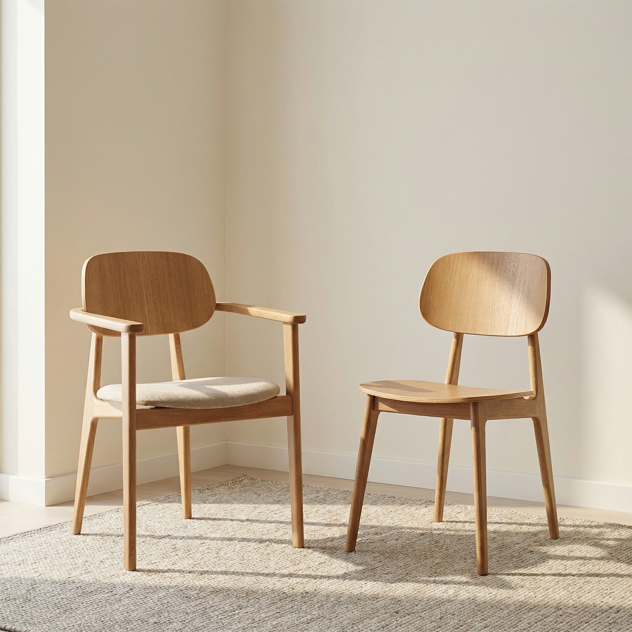 Crafted for versatility and everyday use, the Munro collection offers a range of full-timber chairs designed to suit a wide variety of settings. With multiple styles available, each piece is finished in either oak or black, with the option of upholst