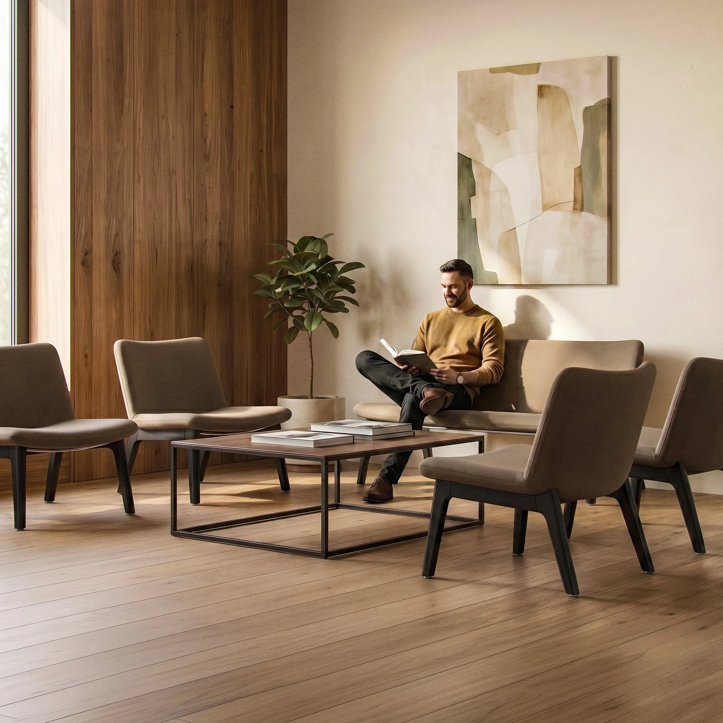 Jaspa combines contemporary style with a confident, comfortable sit. Defined by its generous curves and distinctive profile, Jaspa brings character and versatility to a wide range of spaces.
&mdash;&mdash;&mdash; 
#IdentityFurniture #JaspaChair #Cont