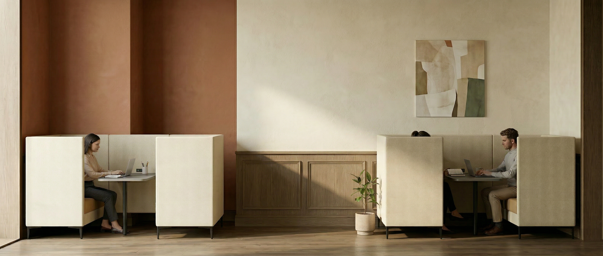 Element Light Seating Element | Pods & Booths — Identity Furniture