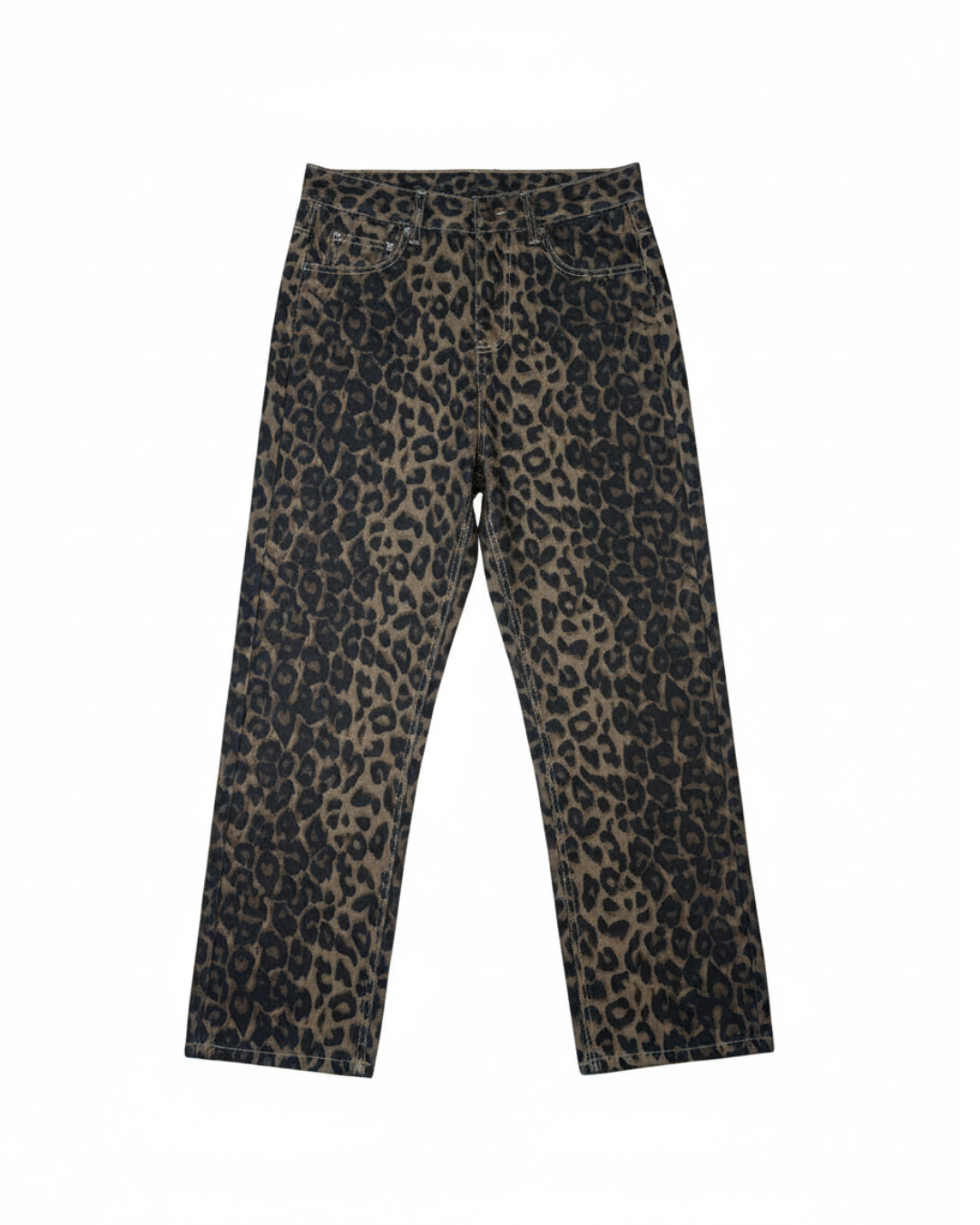 Leopard Stance Denim