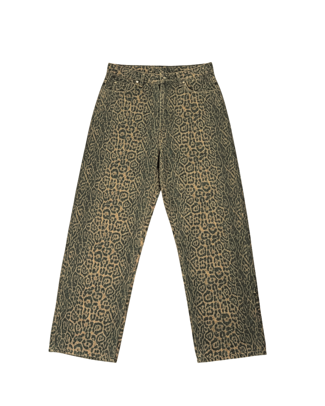 Shadow Leopard Denim
