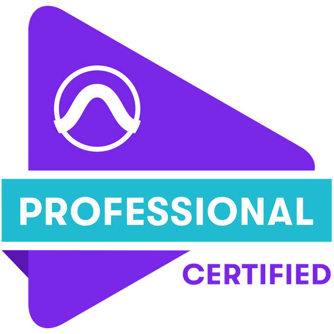 AVID Pro Tools Professional certification badge