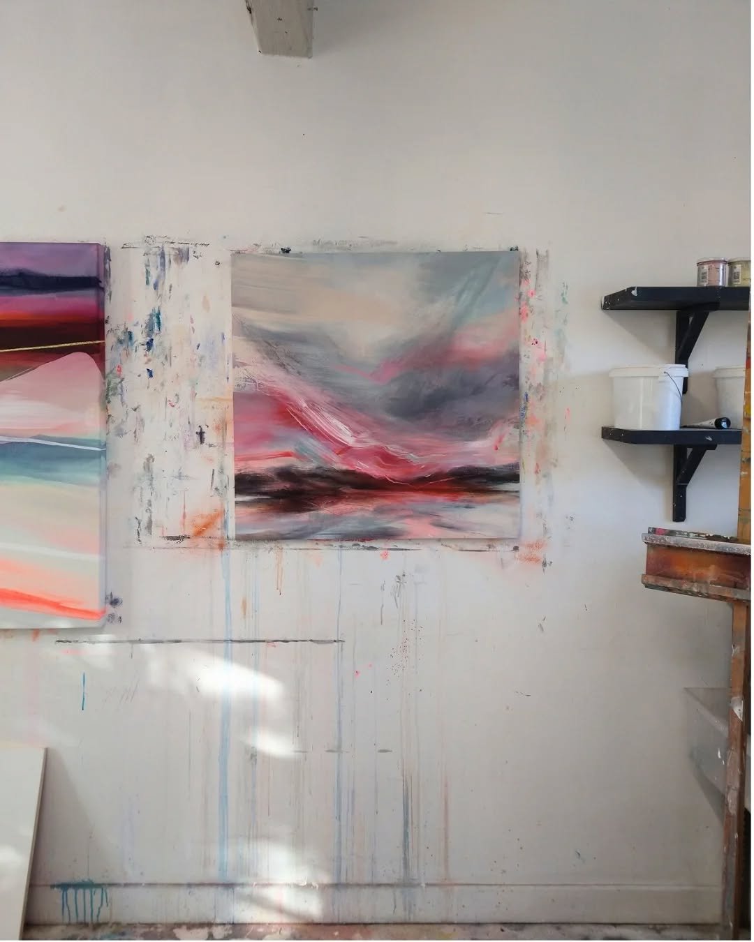 This is Hope Burning, think everyone might need a bit of that at the moment!

Hope Burning
(76x76cm)

#hope #abstractlandscape #colour #popsofcolour #atmospheric