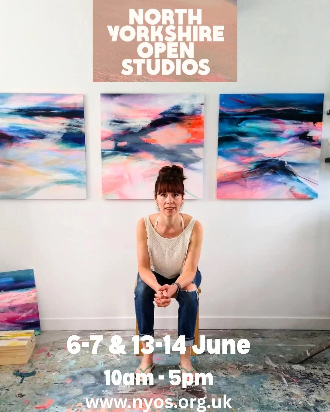THIS WEEKEND!!
Those exclamation marks are me realising that it's really soon! Very much looking forward to welcoming people to my studio and home this weekend and next as part of @northyorkshireopenstudios 

6-7 and 13-14 June
10am - 5pm

Full detai