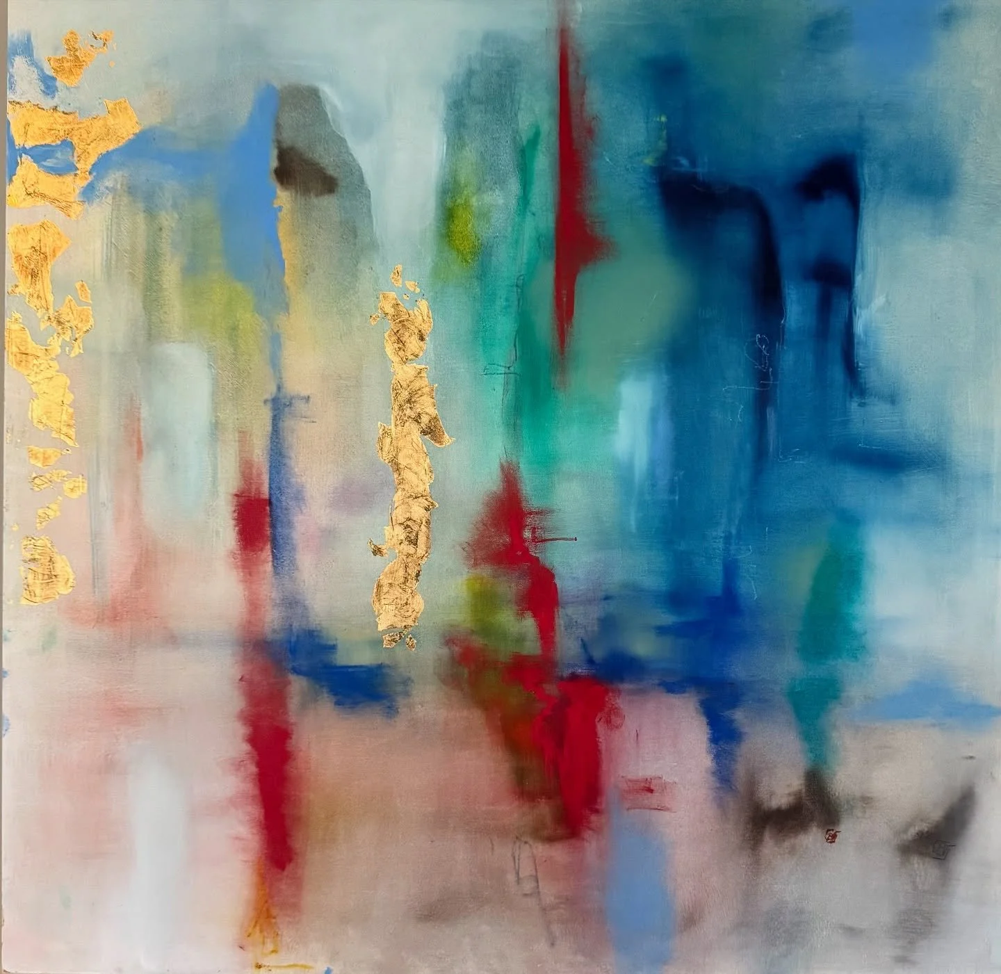 ✨ Dubai Dreams ✨
Oil on wood &amp; gold leaf &ndash; 60x60 cm
A tribute to the brilliance of Dubai, where the modern meets the timeless.

#DubaiArt #OilPainting #GoldLeaf #ArtCollector #DubaiVibes #ContemporaryArt