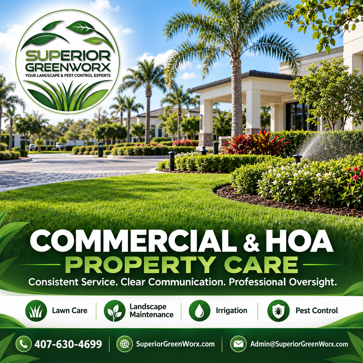 Commercial Lawn Care Orlando: Professional Property Maintenance