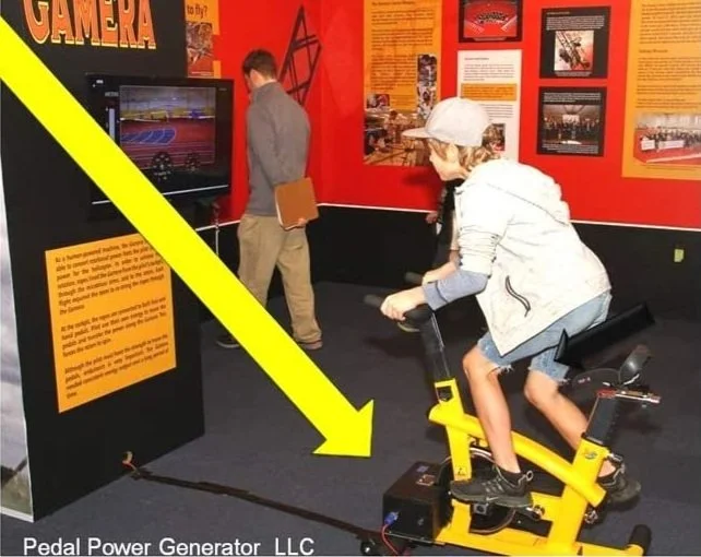 Exercise Generate Energy From Bike Exercise Machine Stationary