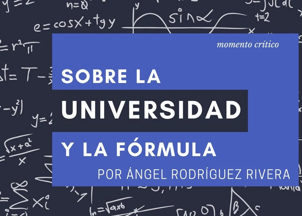 Sobre la universidad y la fórmula