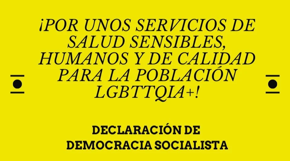 ¡Por unos servicios de salud sensibles, humanos y de calidad para la población LGBTTQIA+!