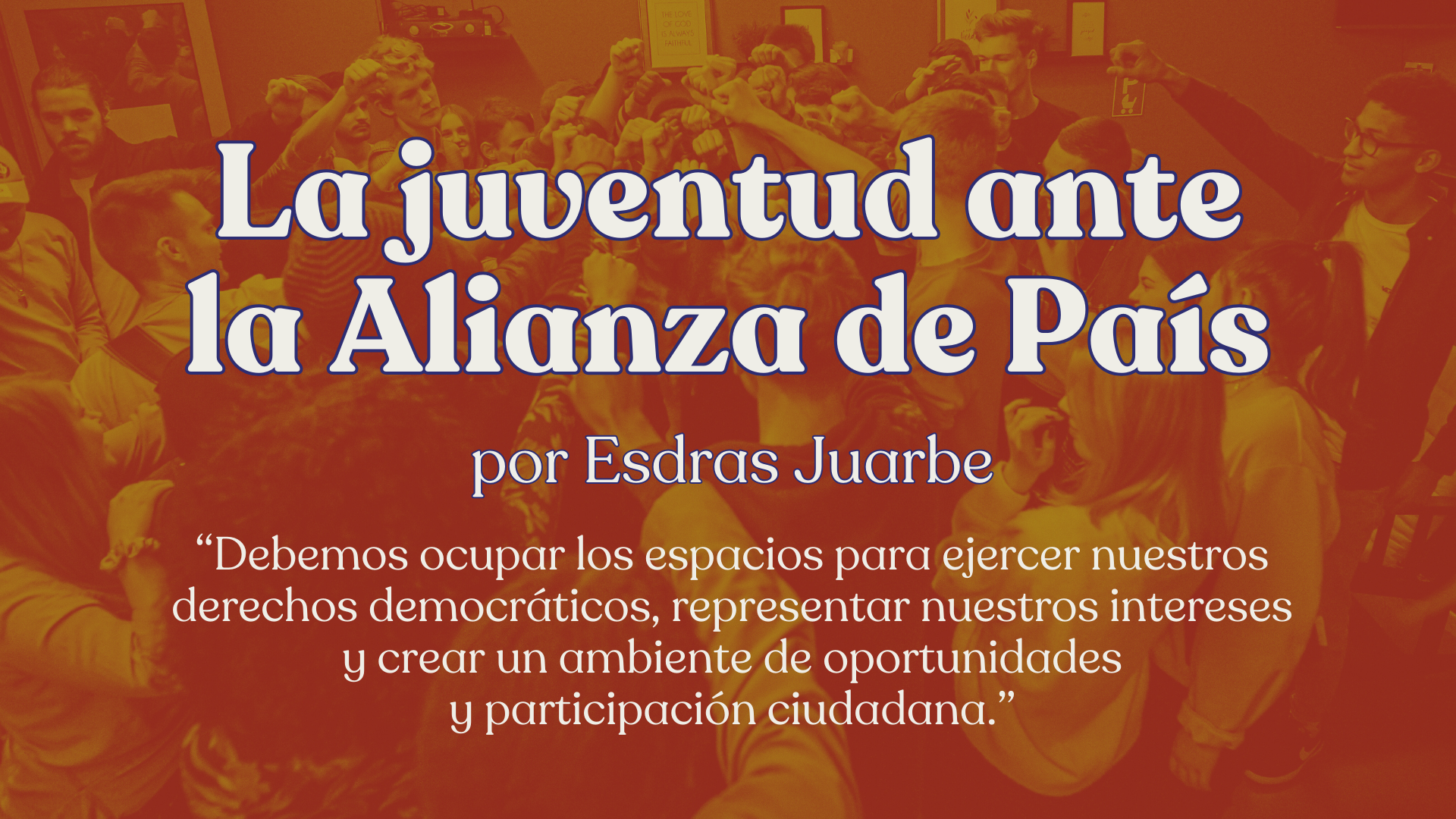 La juventud ante la Alianza de País