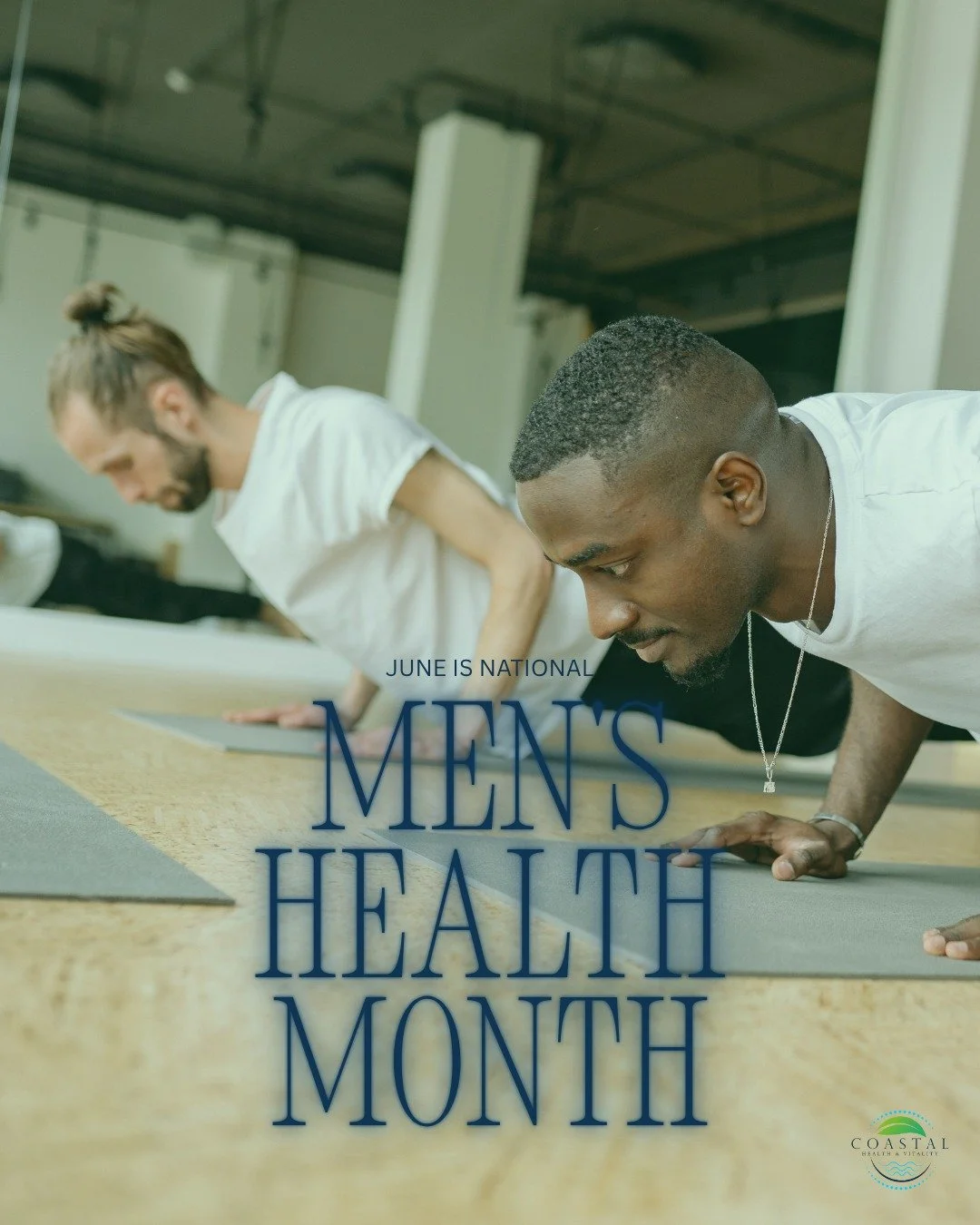 🌿 June is National Men's Health Month! 🌿

This month is a reminder that taking care of your health isn't just about adding years to your life&mdash;it's about improving the quality of those years.

Many men experience symptoms like low energy, weig