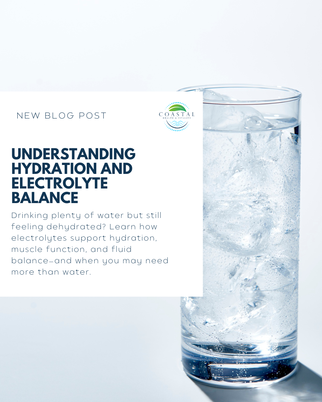 Water Isn't the Whole Story: Understanding Hydration and Electrolyte Balance