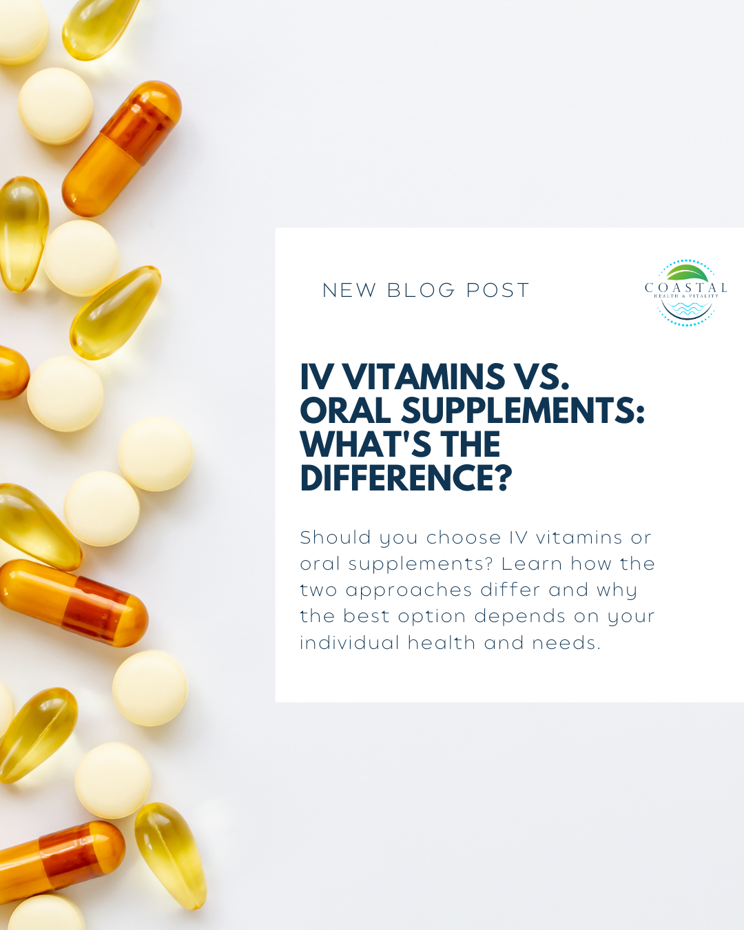 IV Vitamins vs. Oral Supplements: What's the Difference?