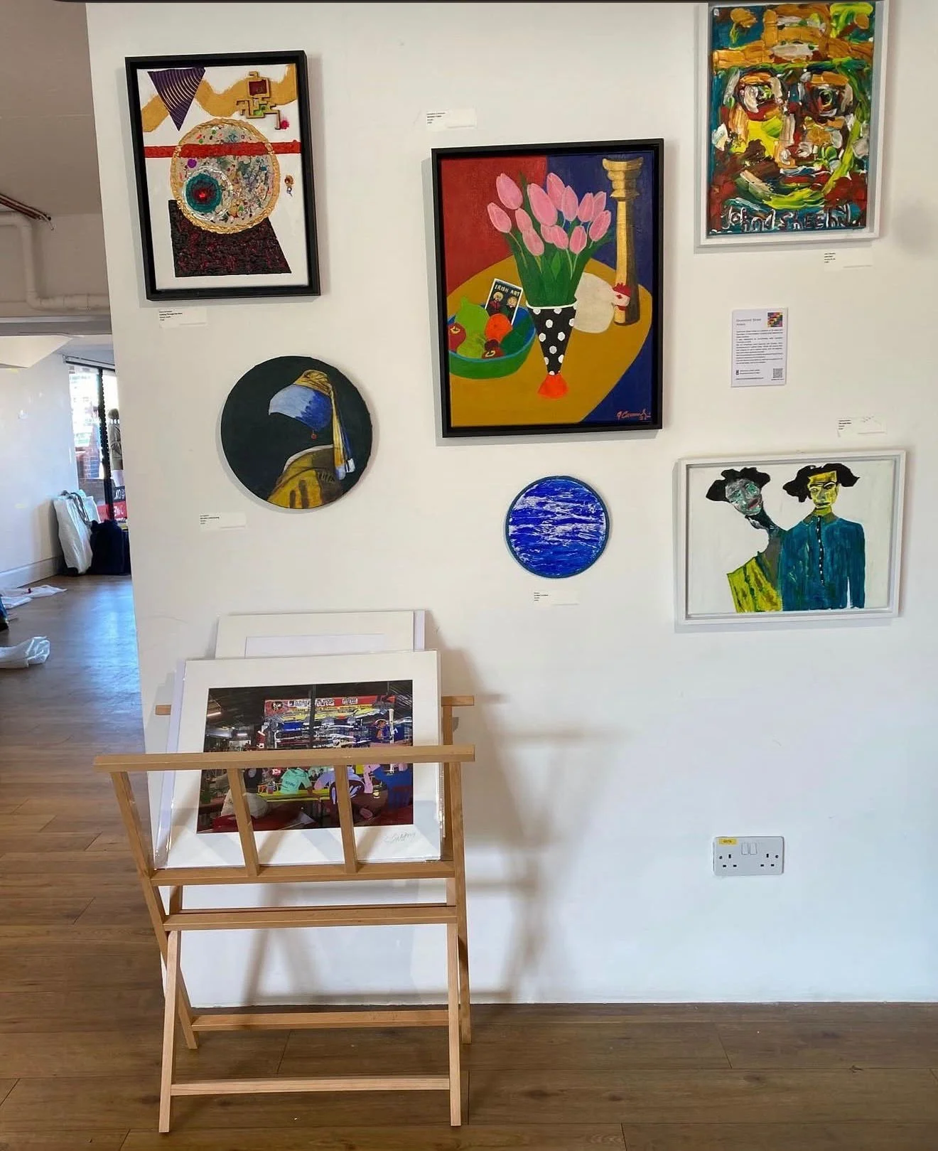 Exhibit at OXO tower with Skylark Gallery