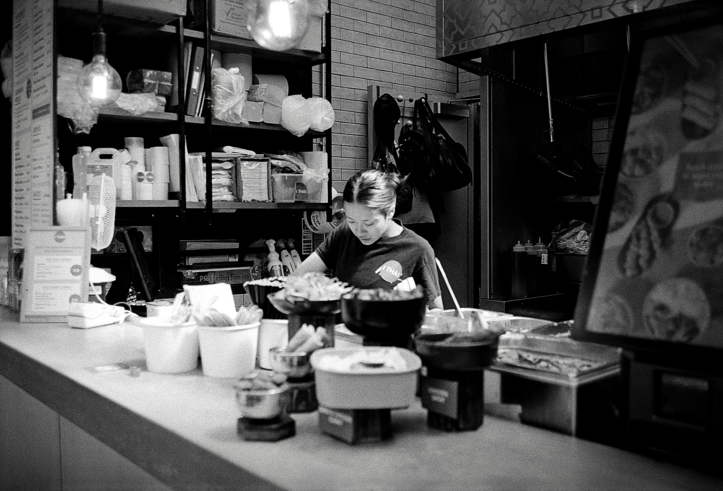 INTENSE WORK : Spitalfields,
August 2026. OM2 | TRI-X  400 (rated 640)  | 35mm at f11