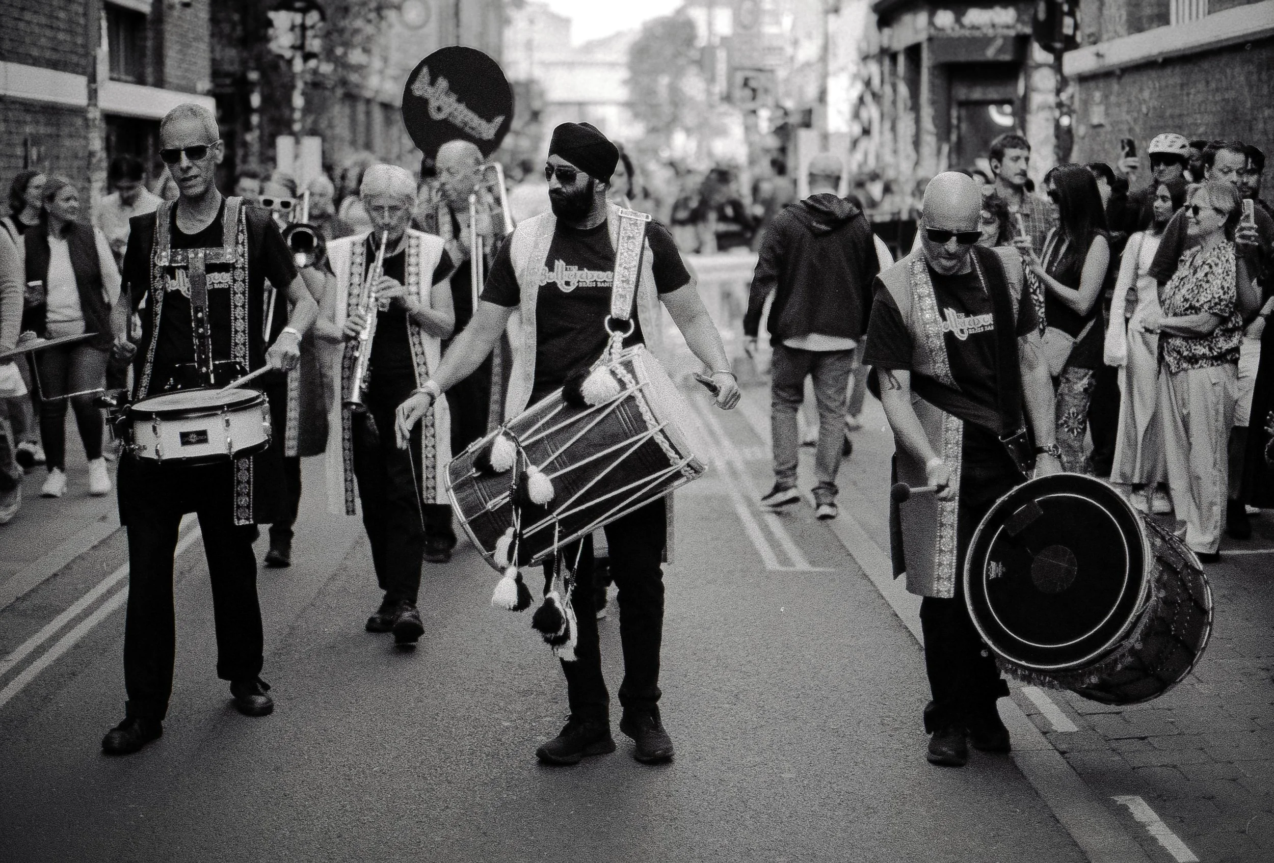 FESTIVAL BAND : Brick Lane Festival
Sept 2026. Canon EOS1N | TRI-X (rated 650)  | 50mm at f5.6