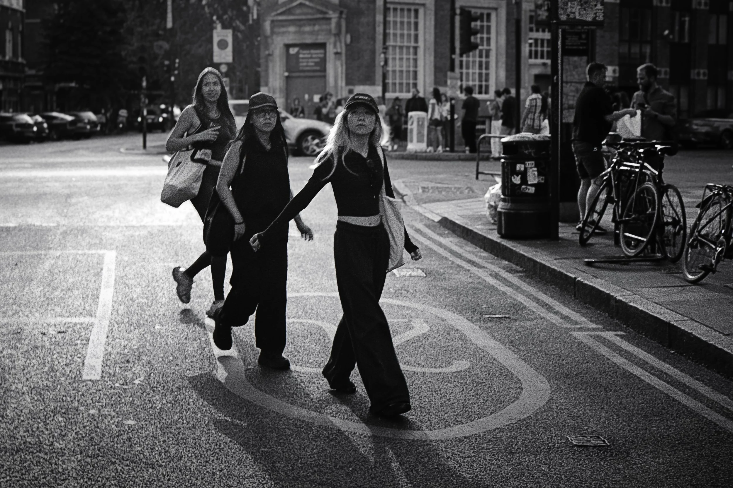 ALL IN PERFECT STEP : Brick Lane,
August 2026. OM2 | TRI-X  (rated 640)  | 50mm at f8