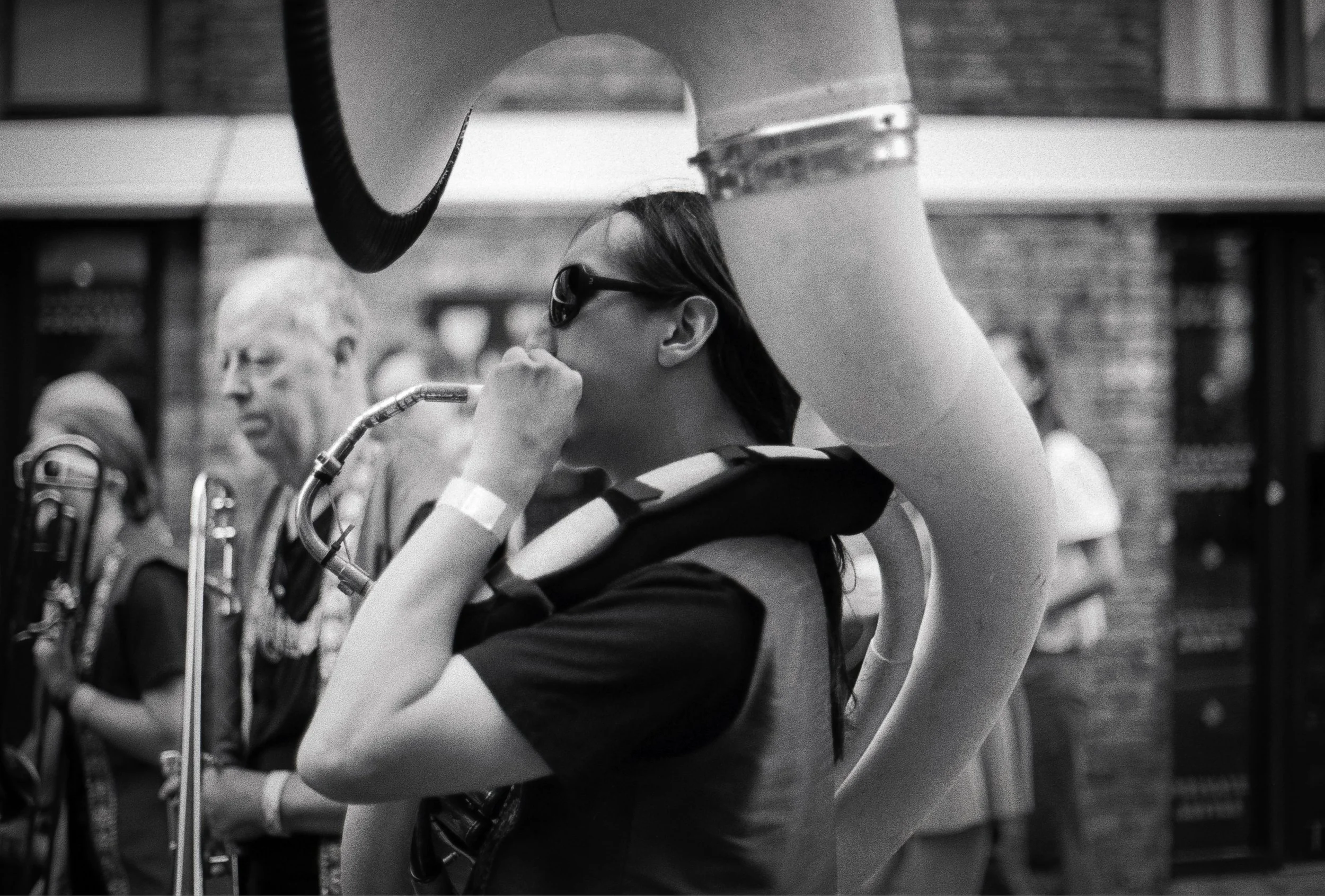 BASSOON PLAYER : Brick Lane Festival
Sept 2026. Canon EOS1N | TRI-X (rated 650)  | 50mm at f4