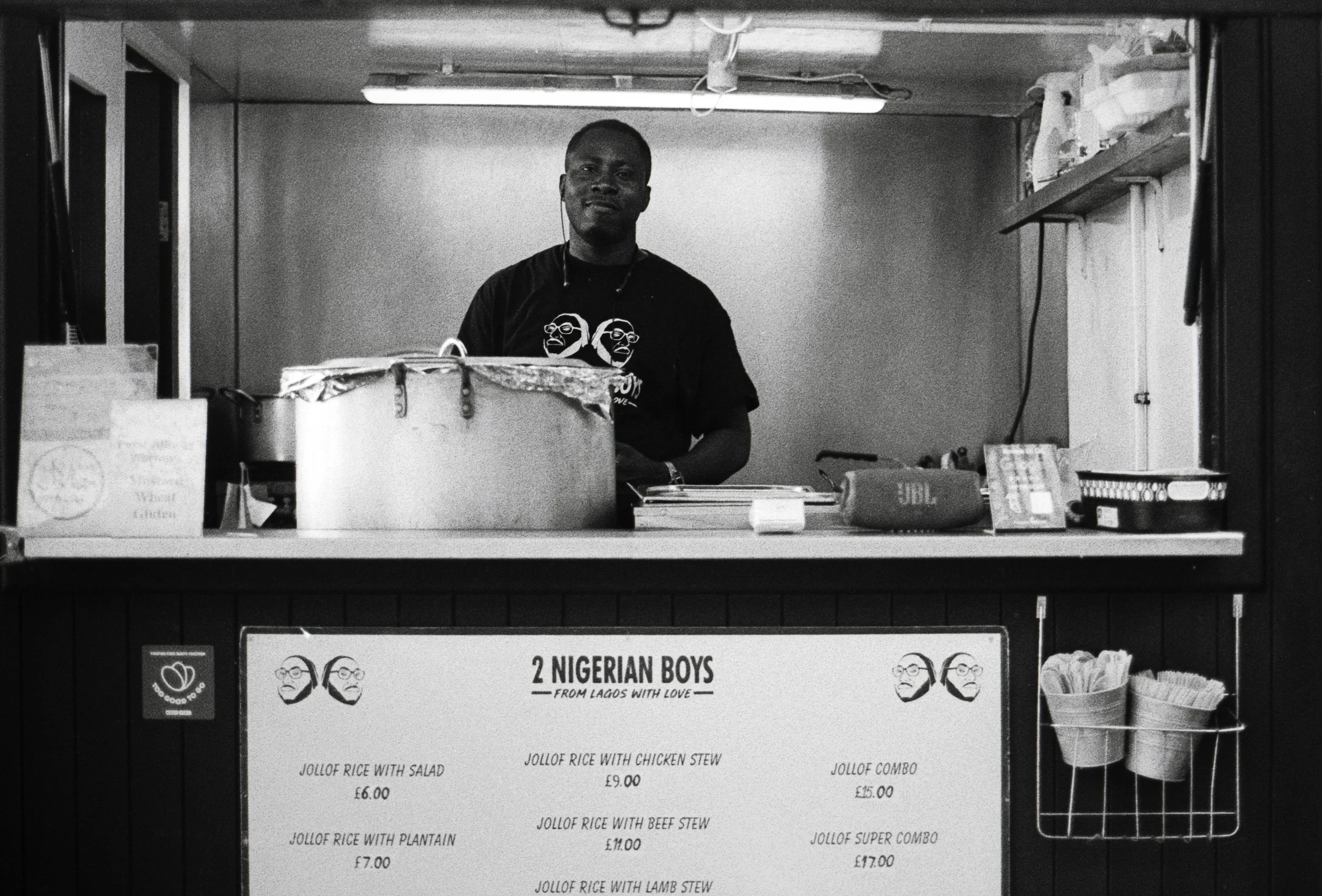 TWO NIGERIAN BOYS : Spitalfields,
August 2026. OM2 | TRI-X  400 (rated 640)  | 50mm at f11