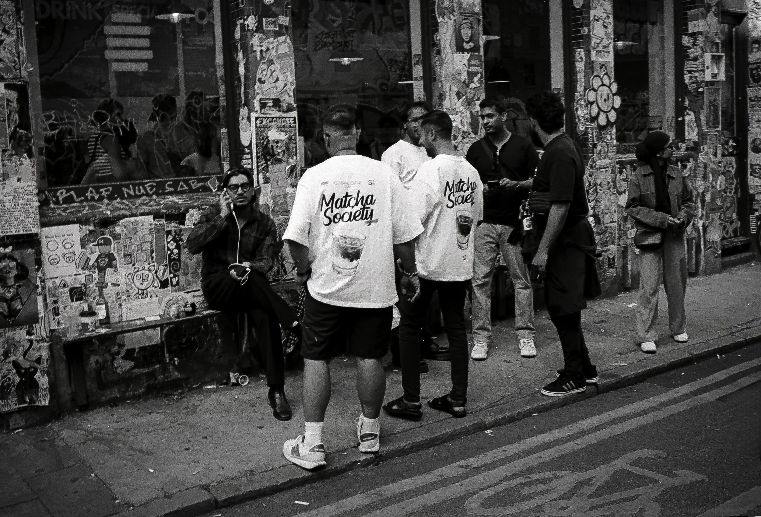MATCHA TEAM : Petticoat Lane,
August 2026. OM2 | TRI-X  (rated 640)  | 50mm at f8