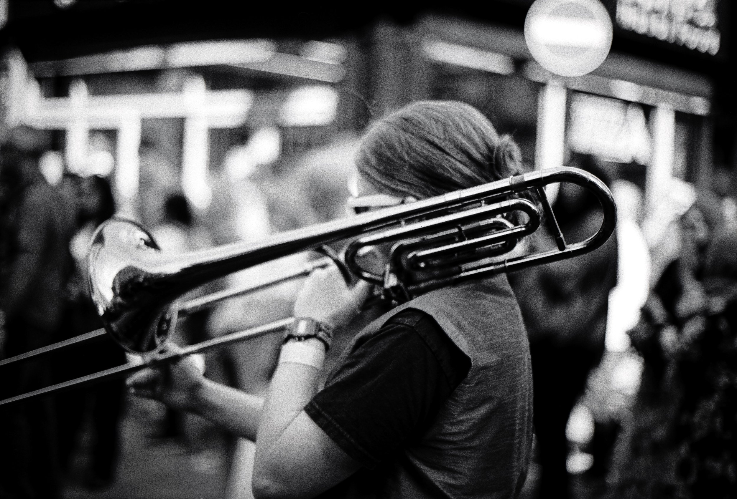 TRUMPET PLAYER : Brick Lane Festival
Sept 2026. Canon EOS1N | TRI-X (rated 650)  | 50mm at f1.4