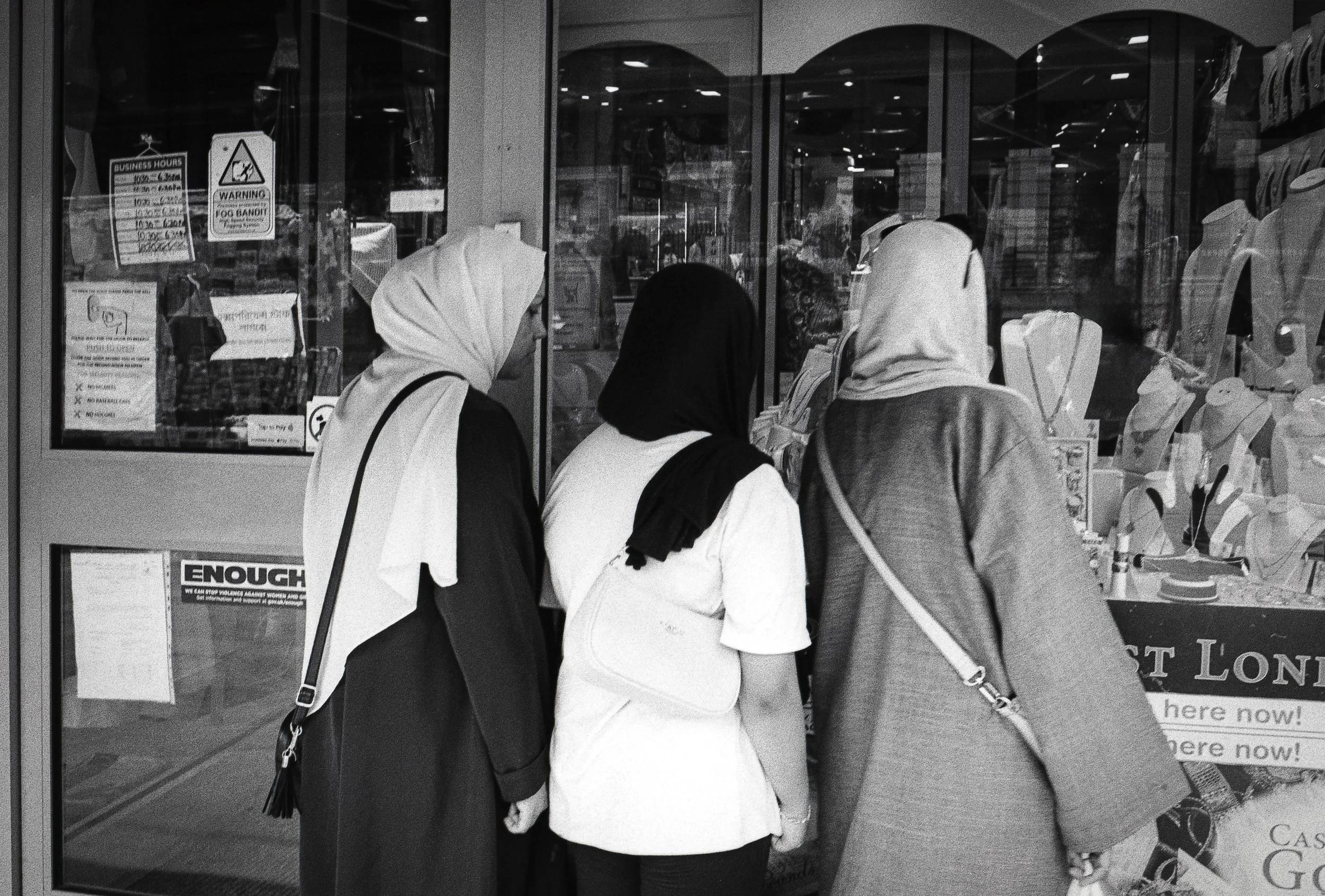 JEWELLERY WINDOW SHOPPING : Whitechapel Market,
July 2026. OM2 | TRI-X  400 (rated 800)  | 35mm at f11
