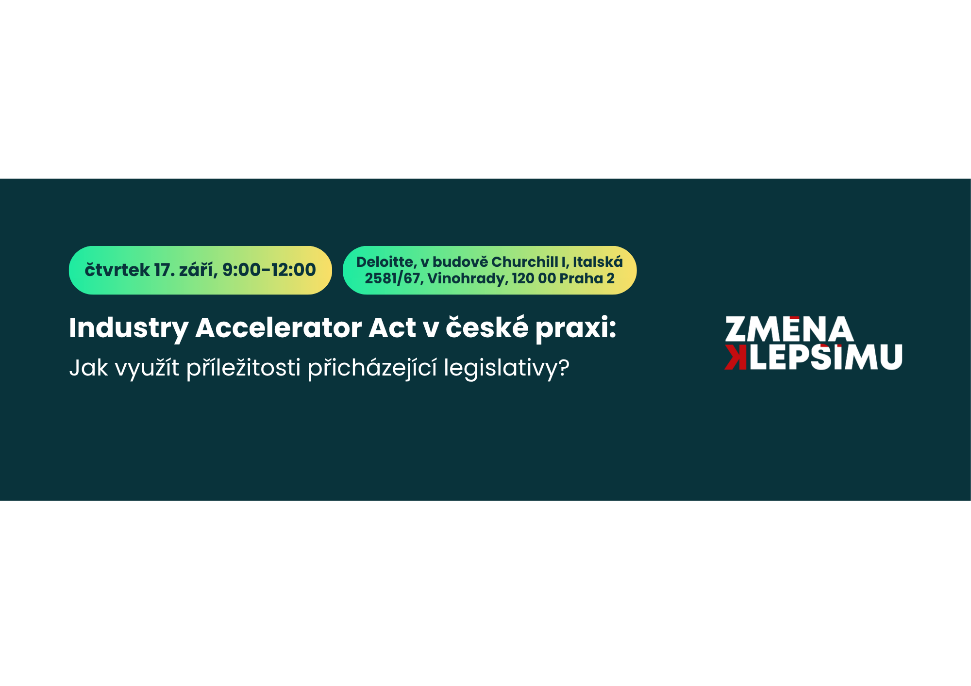 Industry Accelerator Act v české praxi: jak na rychlejší povolování strategických průmyslových investic