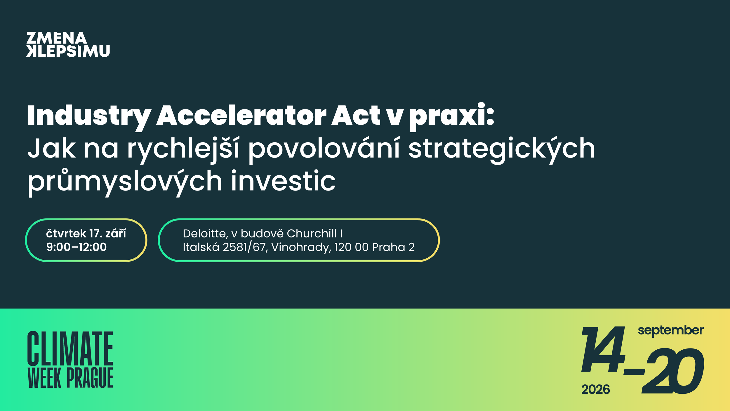 Industry Accelerator Act v praxi: jak na rychlejší povolování strategických průmyslových investic?