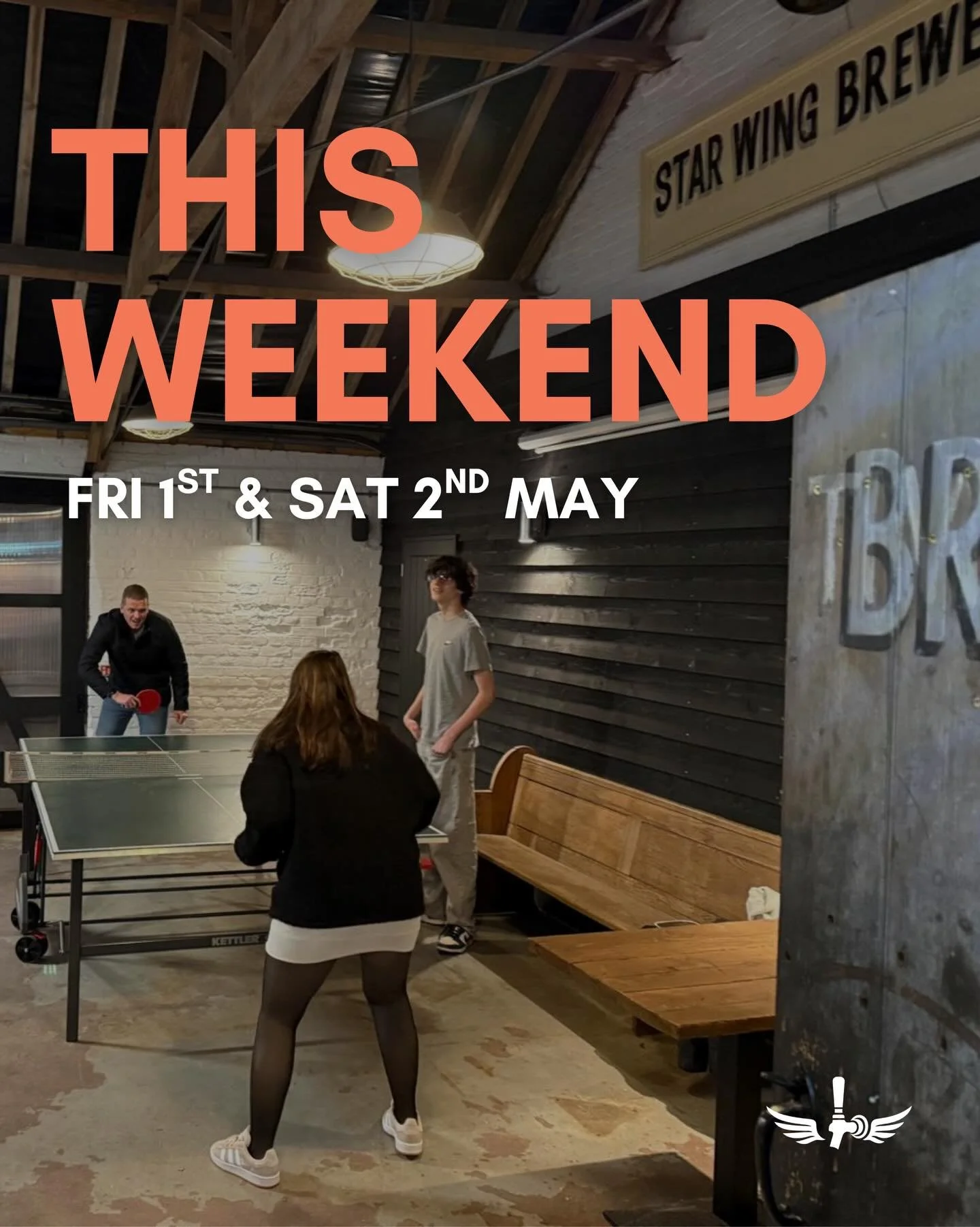 Another big weekend ahead here are Star Wing HQ ⬇️

Friday 1st -
🍜 Food by the local legends @wokwraps from 5pm
🎧 Music by DJ @hogiemusic from 6pm

Saturday 2nd - 
🍕 More incredible Pizza by @onthehill_diss from 5:30pm

Another big thanks for the 