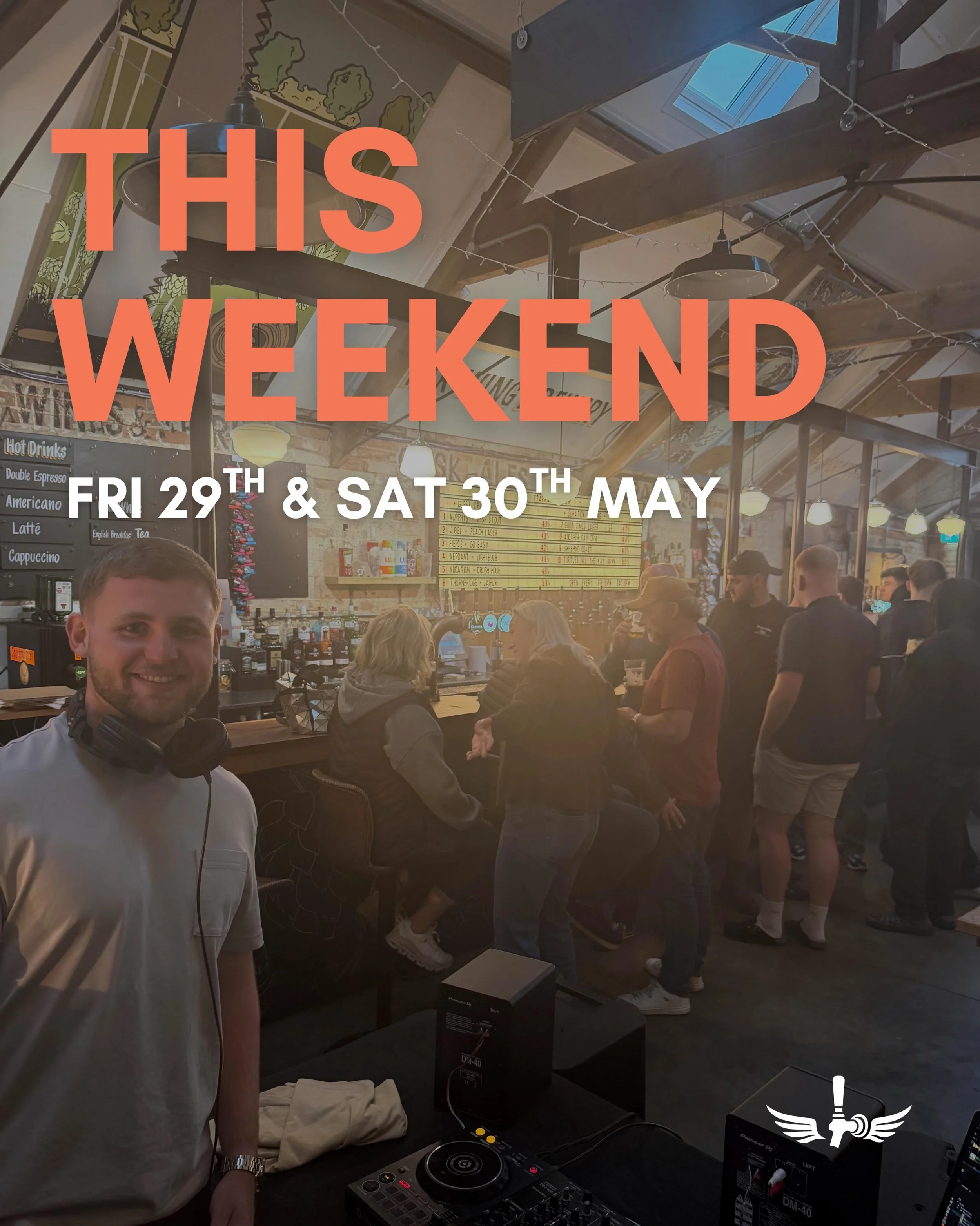 He&rsquo;s back&hellip; ⚡️ 

This Friday DJ @joe.pierce7 is back from 6:30pm.  Burgers &amp; Fries available in the Taproom 6pm too! 

Saturday we&rsquo;re joined once again by the fantastic @onthehill_diss for Wood Fired Pizza&rsquo;s at 5:30pm. 

A