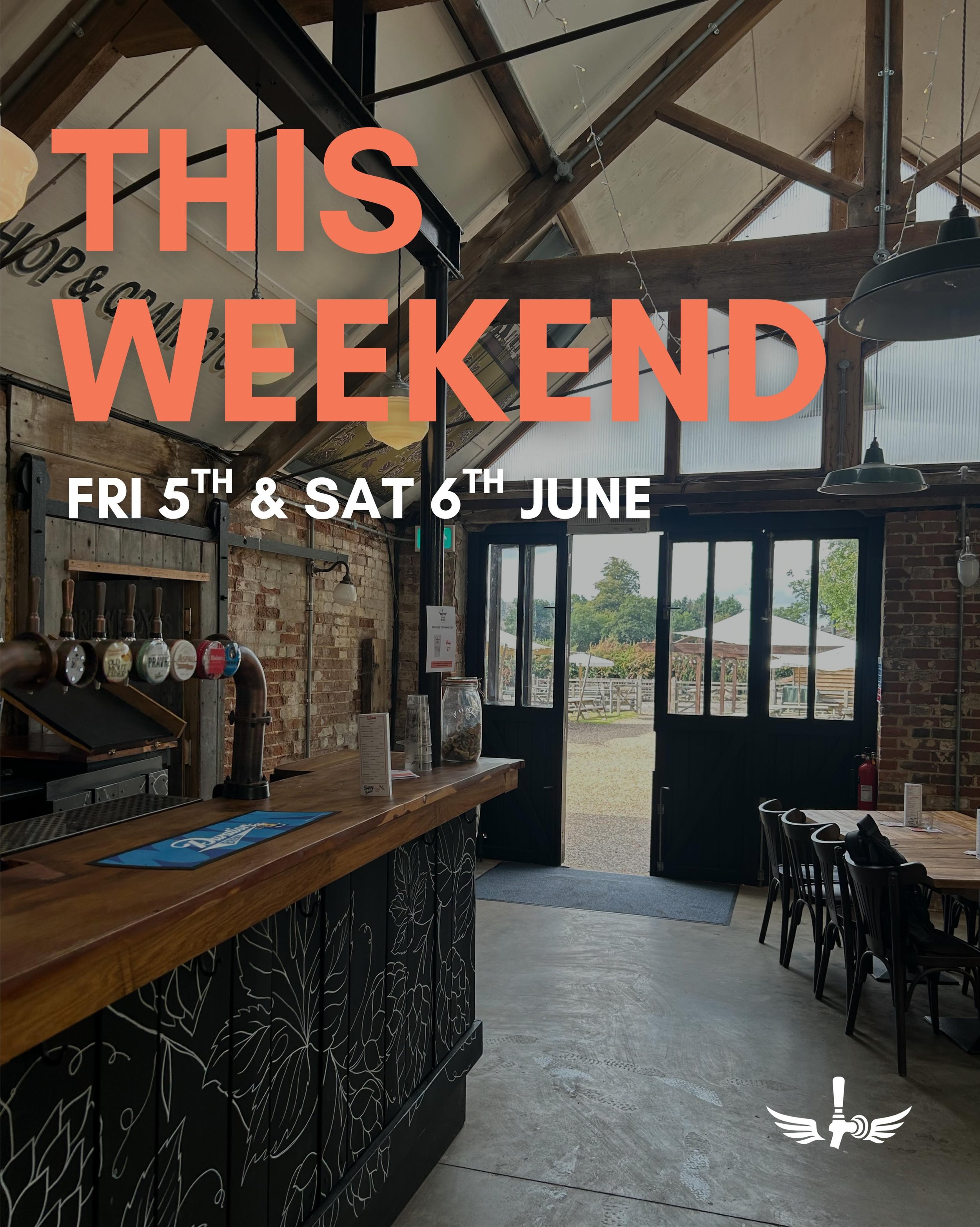 We&rsquo;re joined by DJ Hogie tomorrow night from 6:30pm as well as our Taproom Burger Bar open both Friday &amp; Saturday from 6pm!

10 incredible Craft Taps along with a full bar open from 5pm both days ☀️ 

See you there 🍺

#starwing #taproom #c
