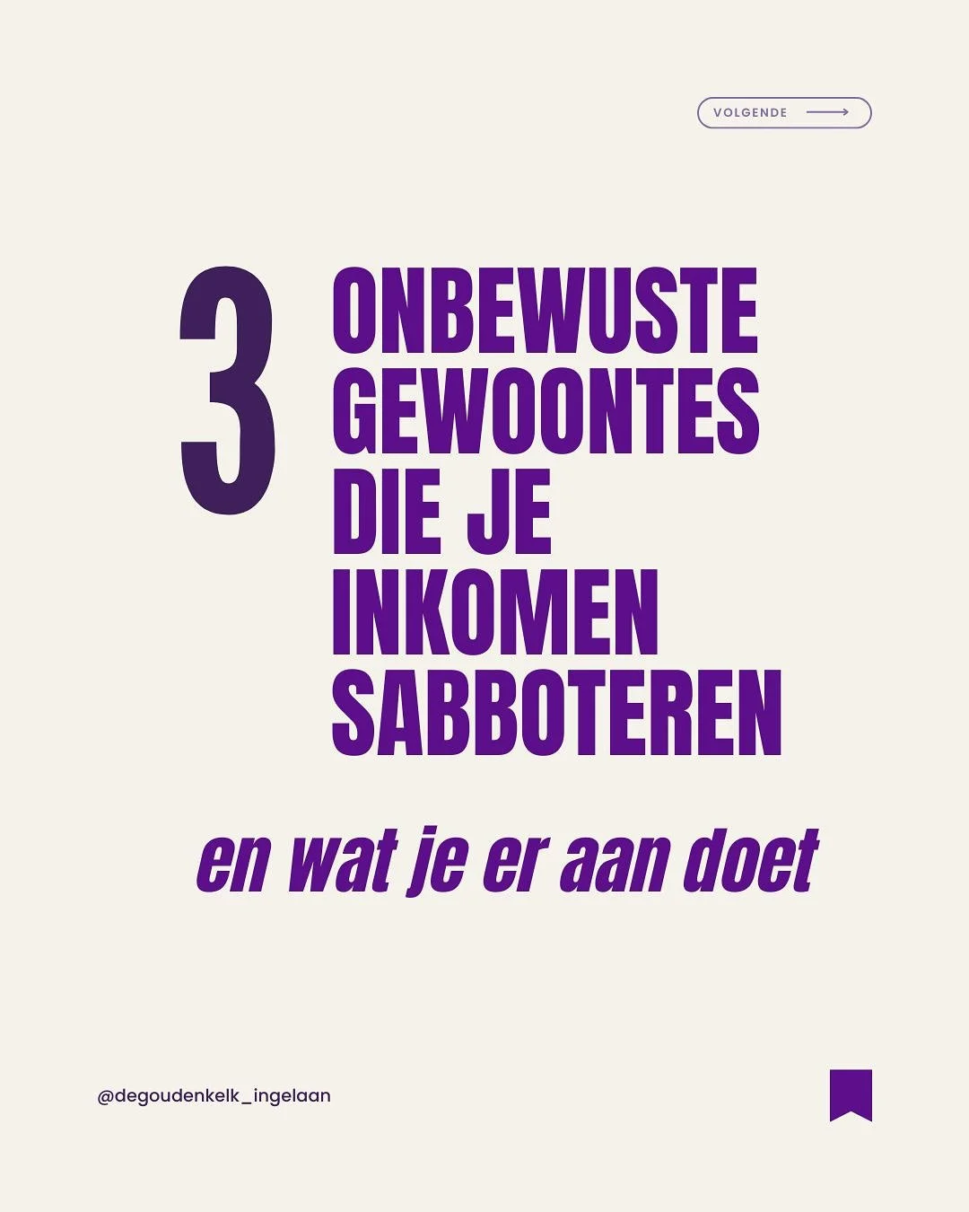 Geld reageert op wat je verwacht - niet op wat jij wilt.

Verwacht je dat je hard moet werken voor je geld?
Dan cre&euml;er je banen waar je hard moet werken voor je geld.

Je geloofsovertuigingen en acties bepalen je toekomst, niet je dagelijkse vis